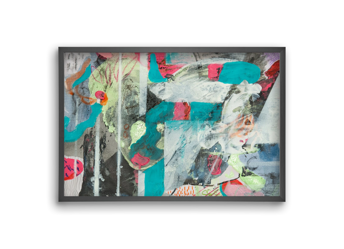 Second Monday, 30x20 cm (30x20 cm), Fekete keret