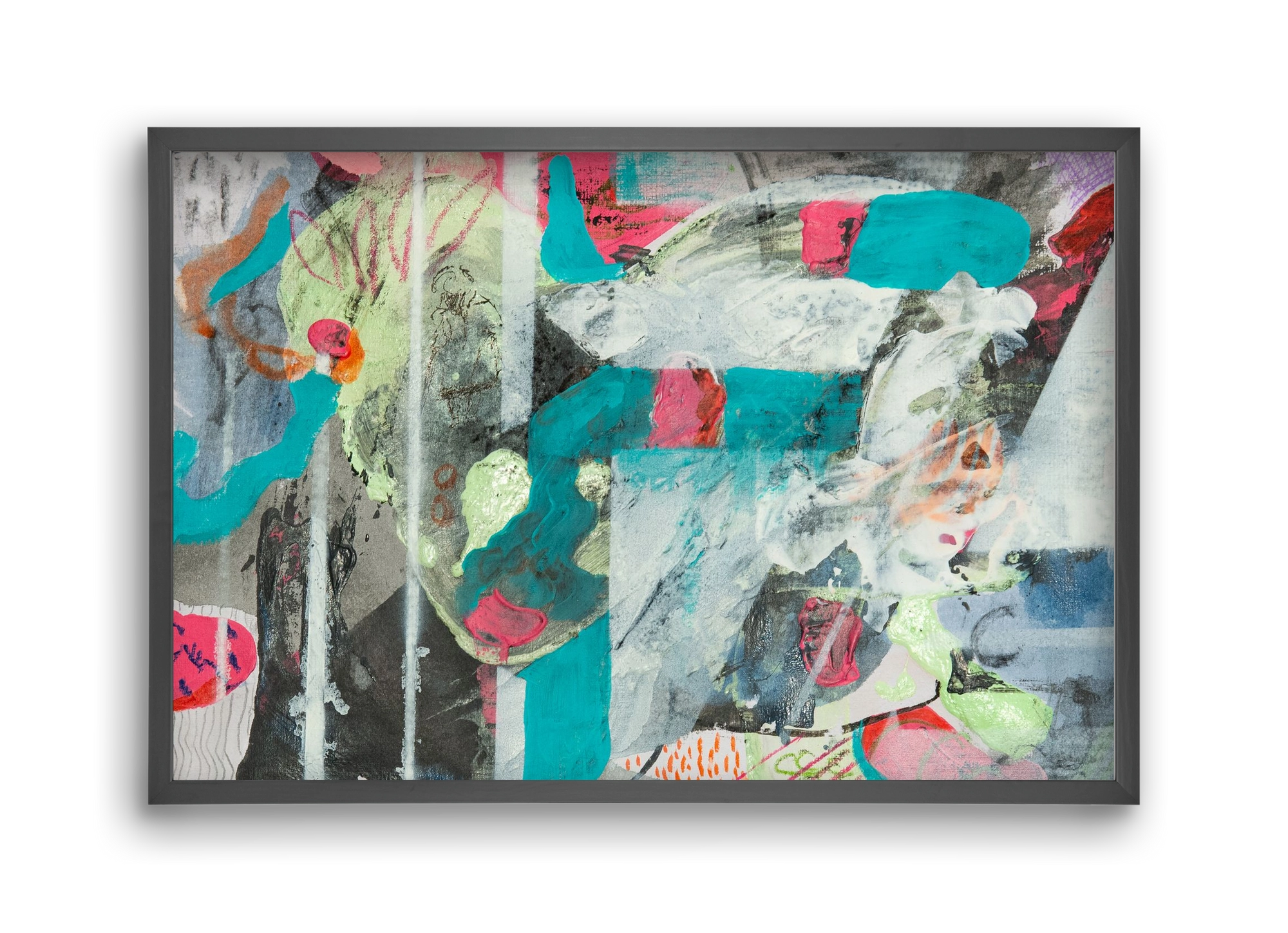 Second Monday, 45x30 cm (45x30 cm), Fekete keret