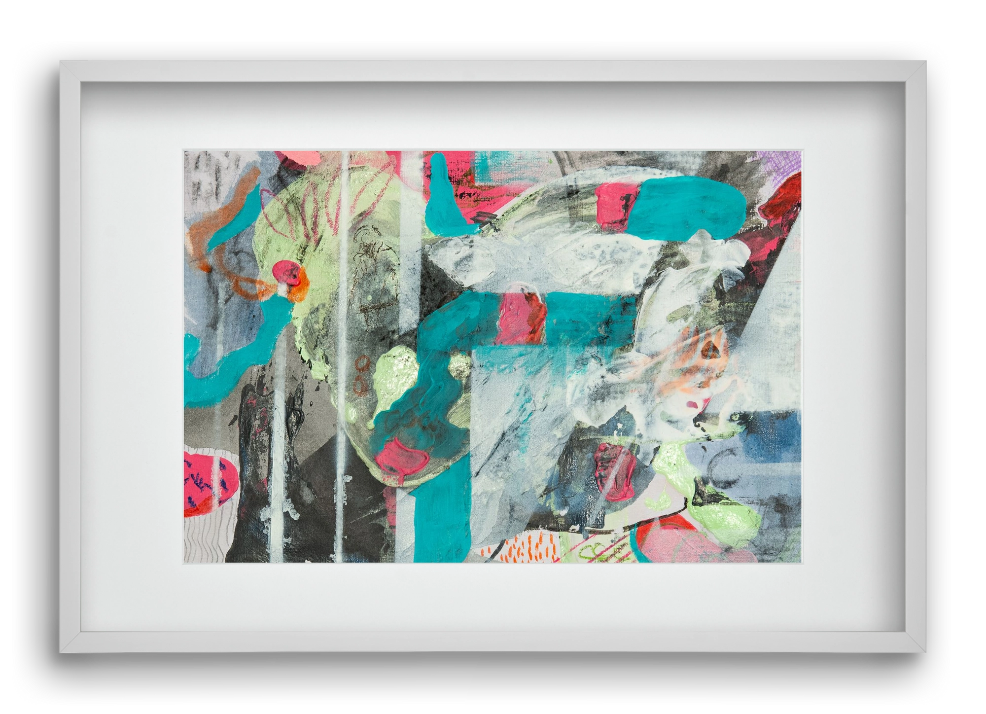 Second Monday, 60x40 cm (45x30 cm), Fehér keret, paszpartuval