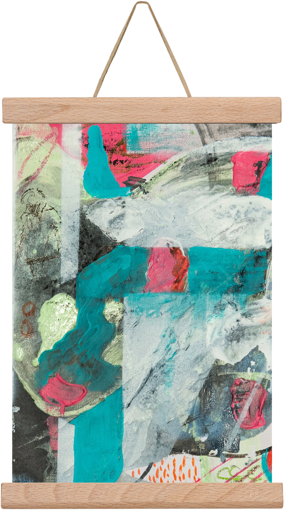 Second Monday, 30x20 cm (30x20 cm), Tölgy akasztó