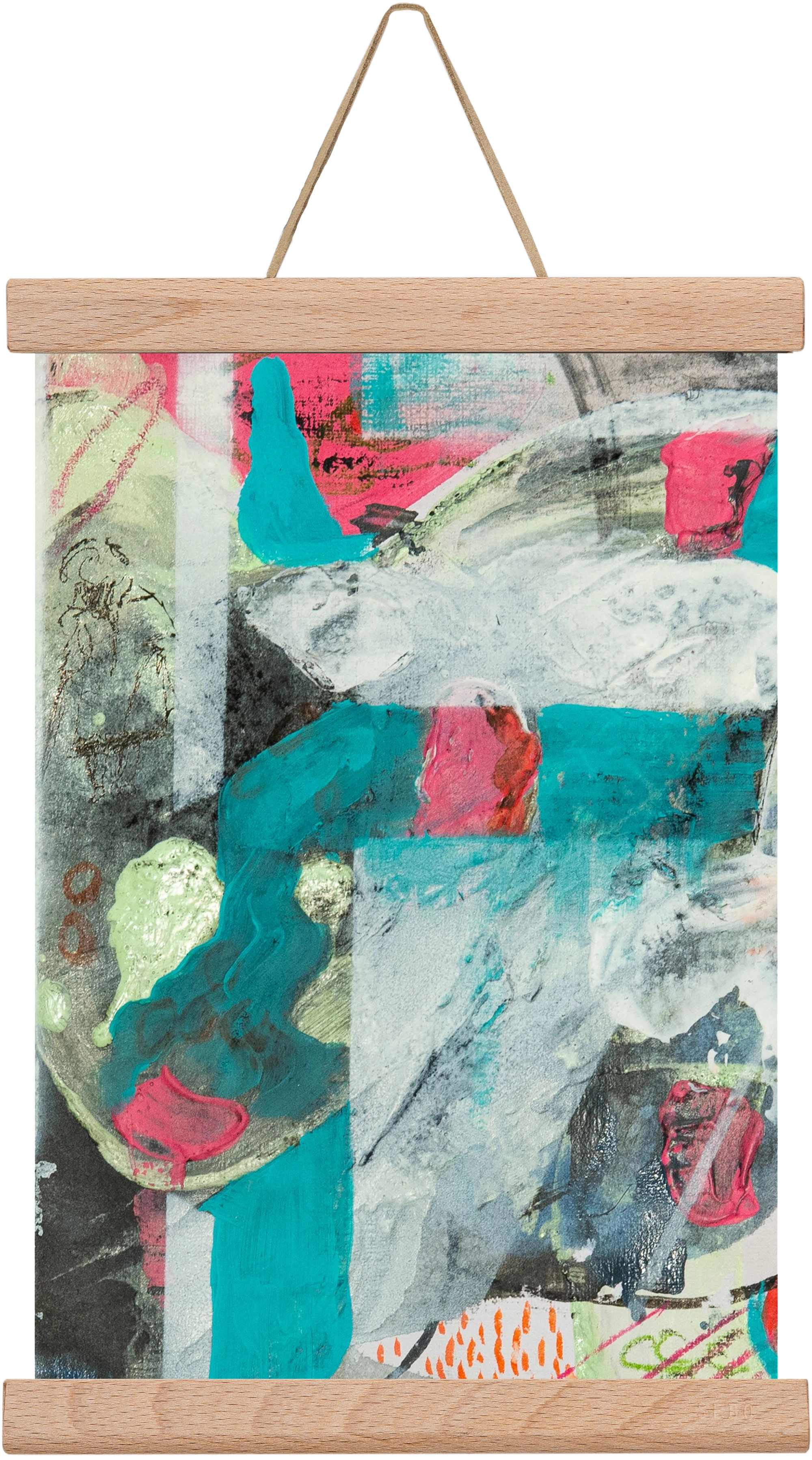 Second Monday, 30x20 cm (30x20 cm), Tölgy akasztó