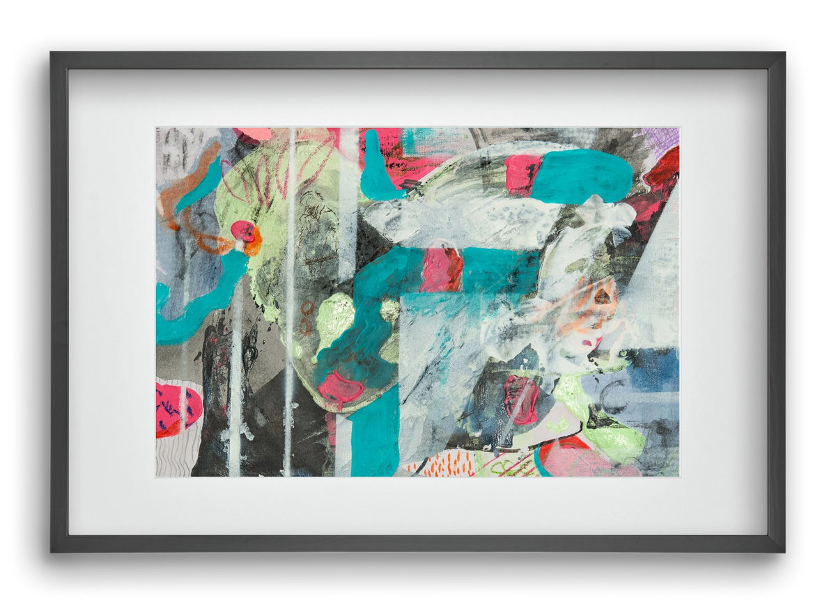 Second Monday, 60x40 cm (45x30 cm), Fekete keret, paszpartuval