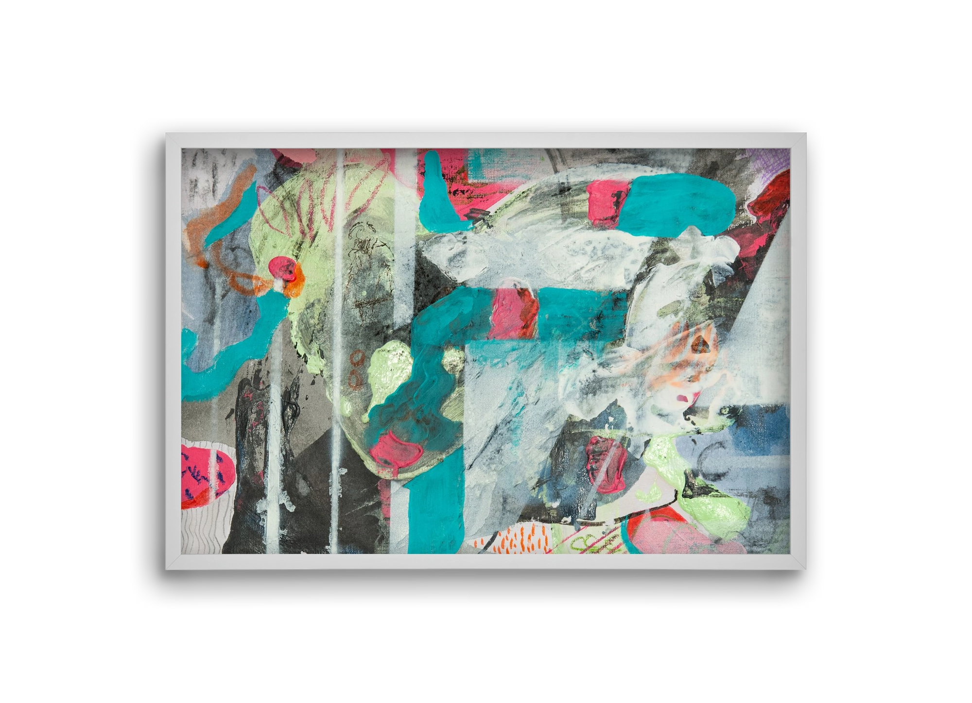 Second Monday, 30x20 cm (30x20 cm), Fehér keret