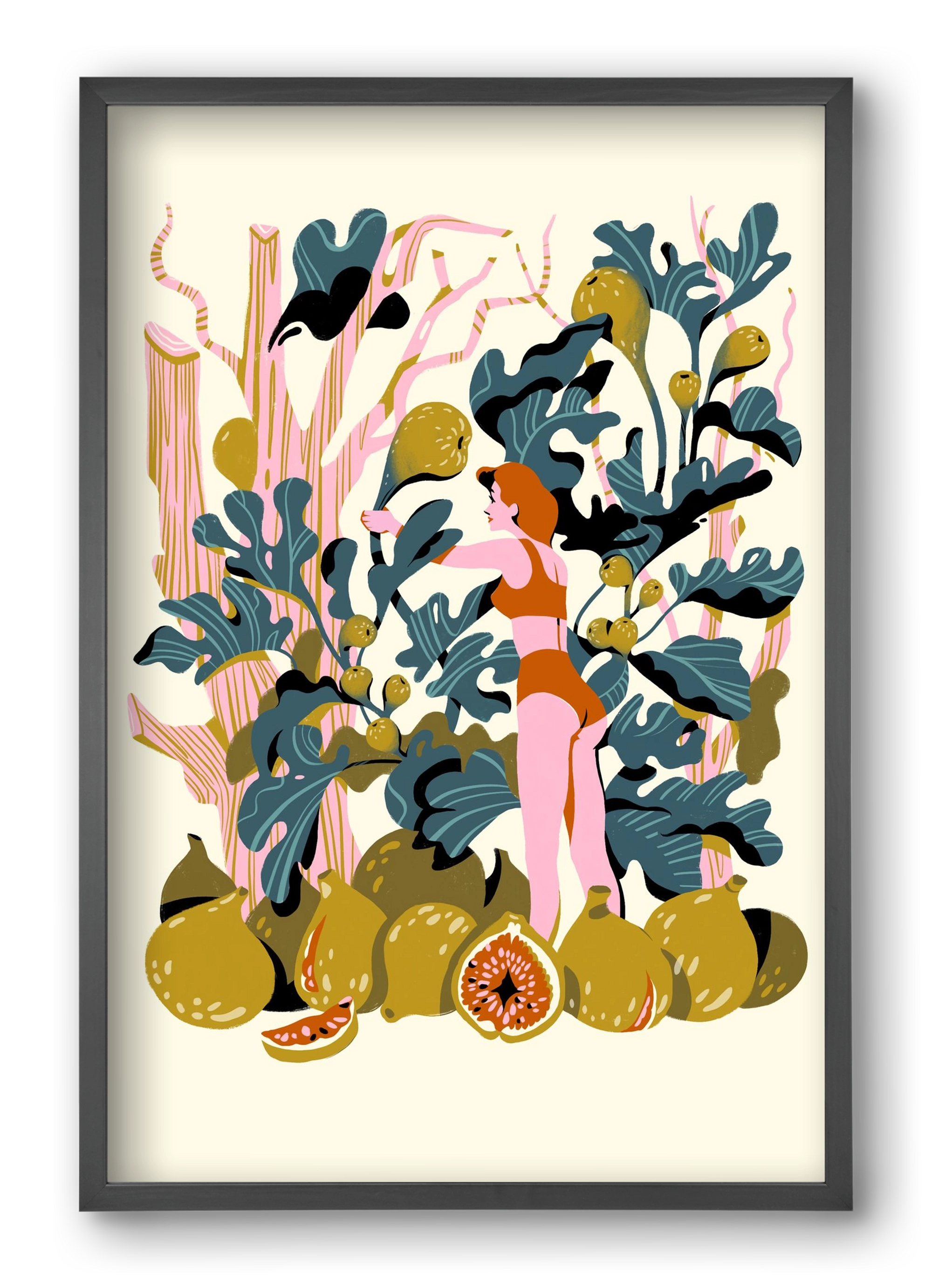 Füge, 40x60 cm (40x60 cm), Fekete keret