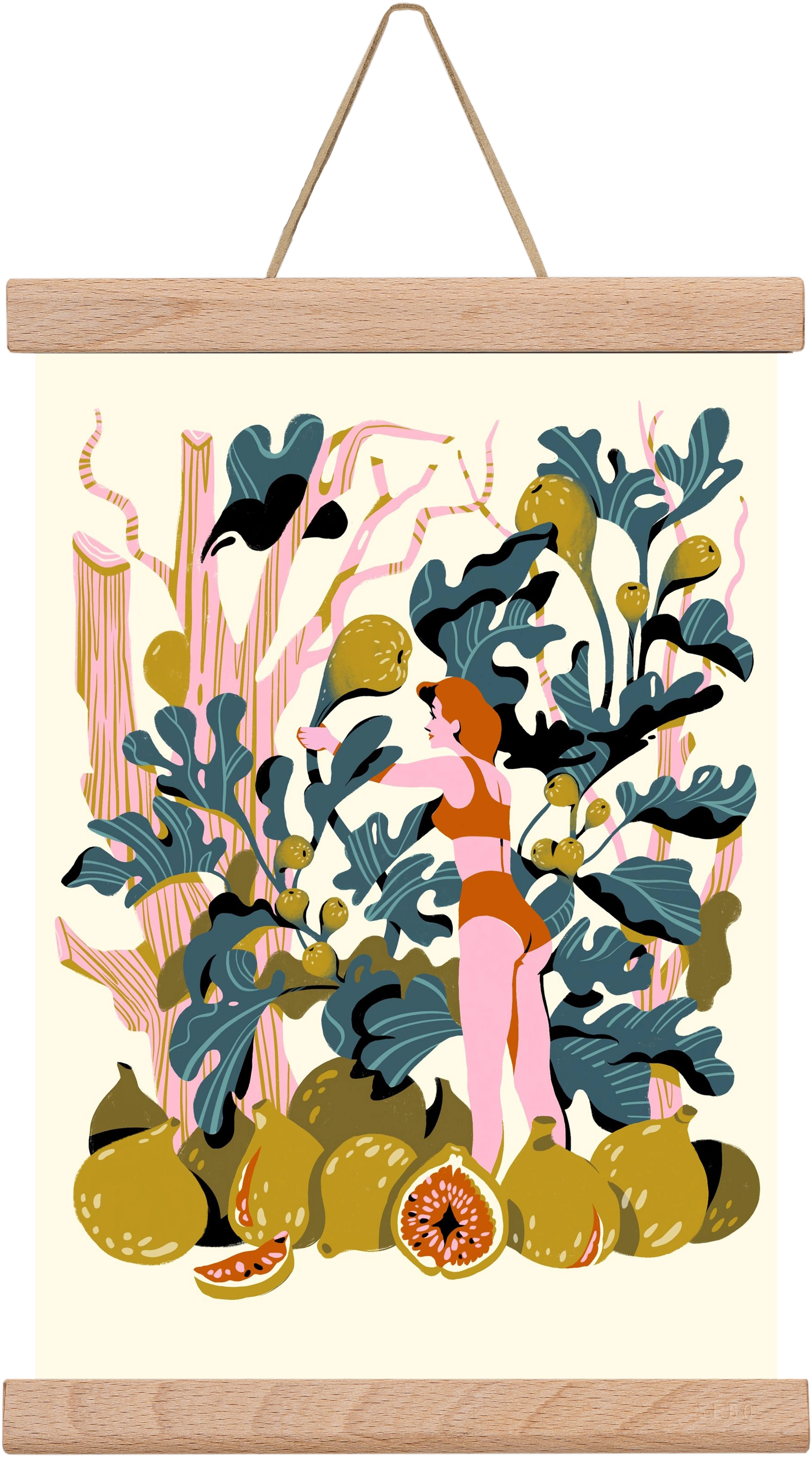 Füge, 20x30 cm (20x30 cm), Tölgy akasztó