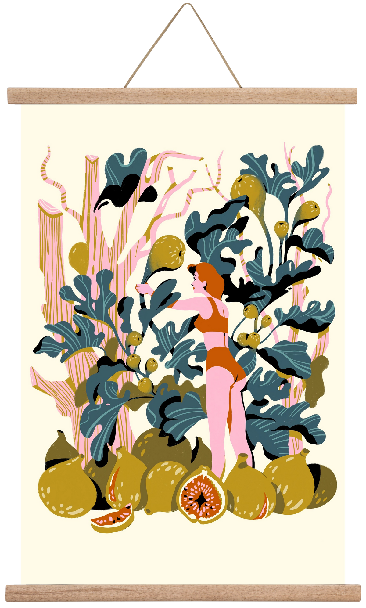 Füge, 40x60 cm (40x60 cm), Tölgy akasztó