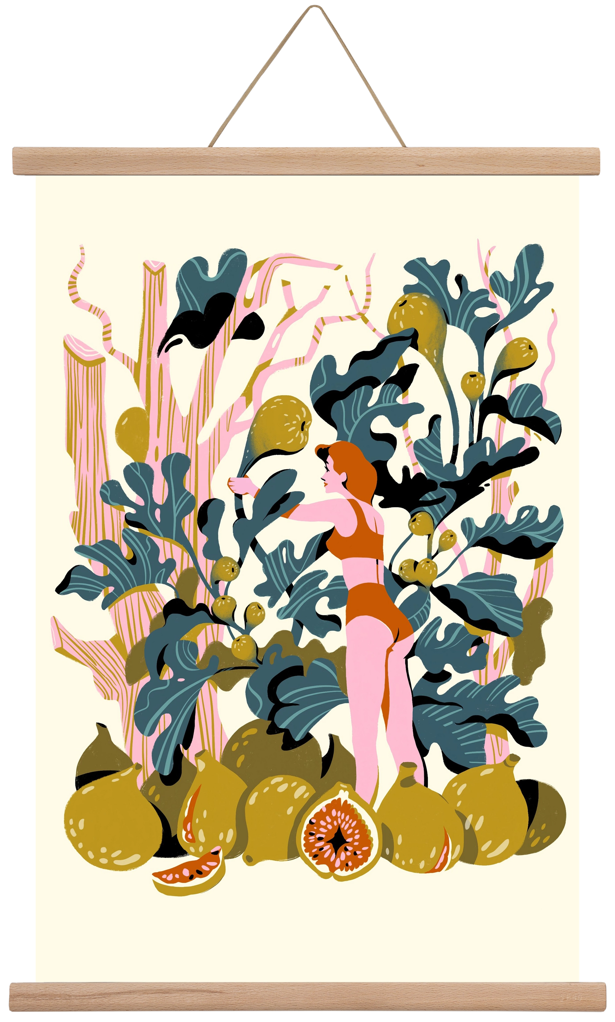 Füge, 40x60 cm (40x60 cm), Tölgy akasztó