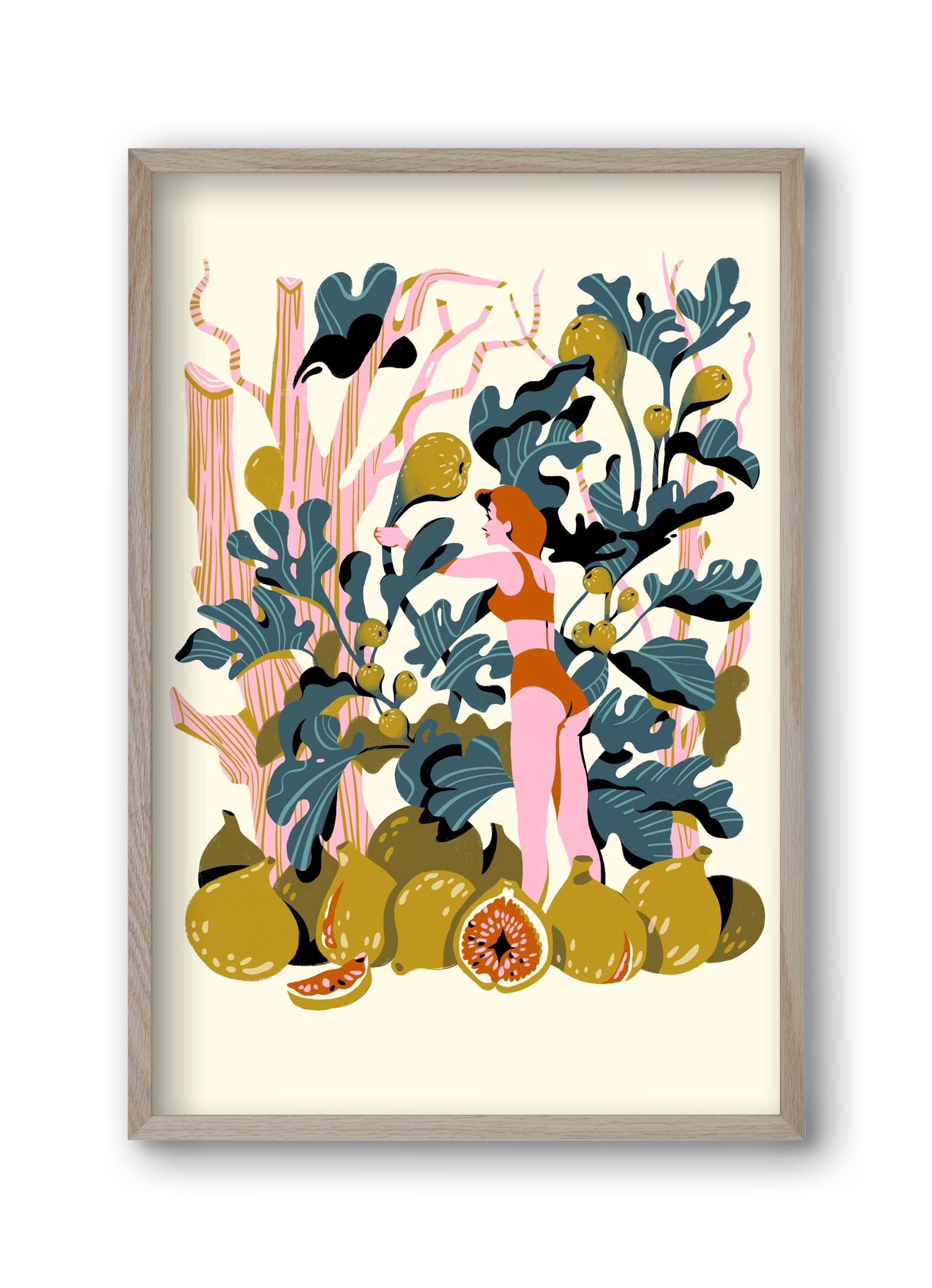 Füge, 30x45 cm (30x45 cm), Tölgy keret