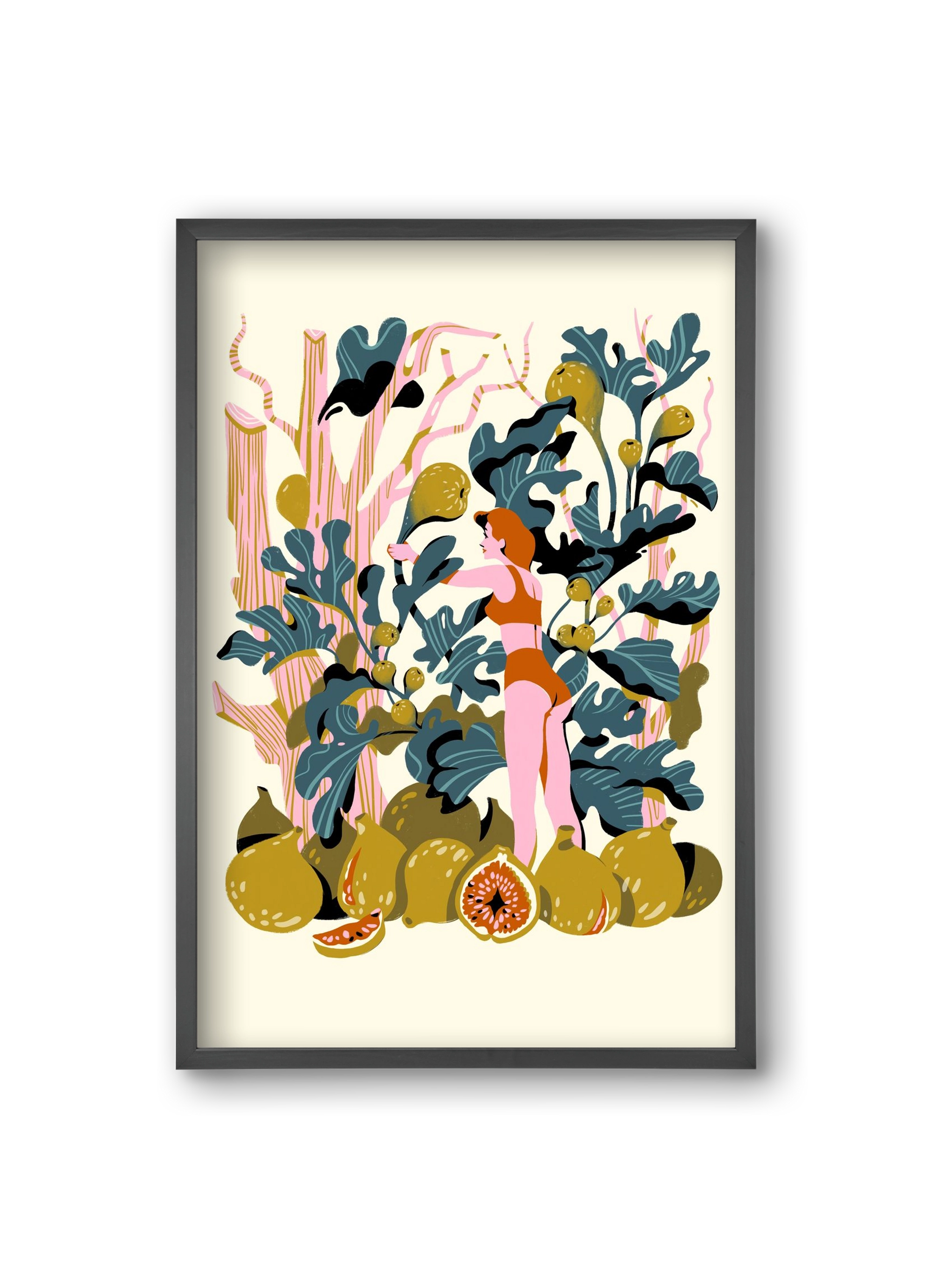 Füge, 20x30 cm (20x30 cm), Fekete keret