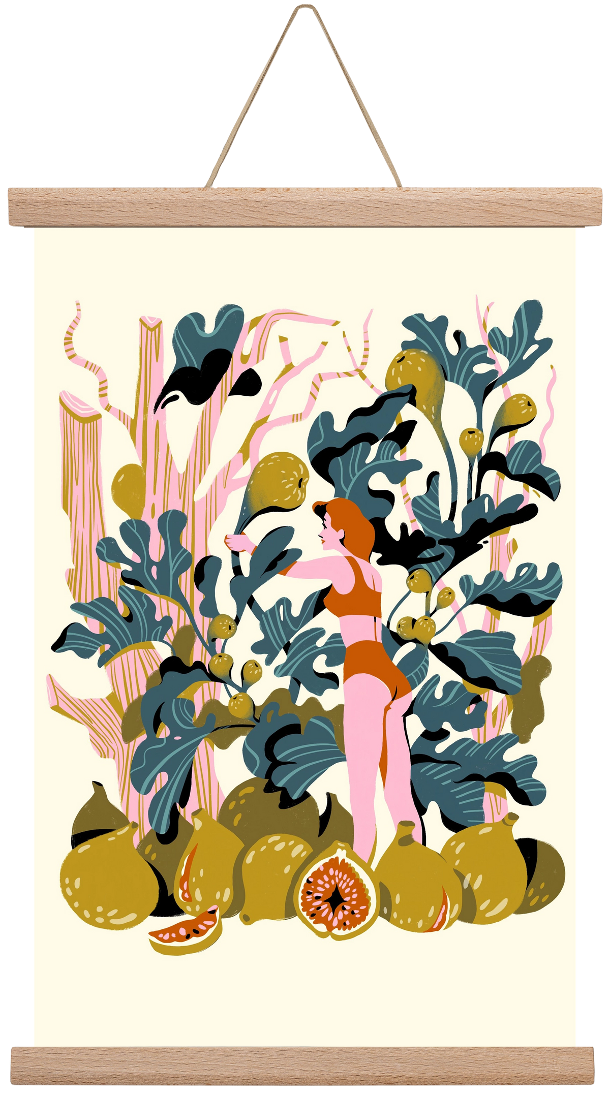 Füge, 30x45 cm (30x45 cm), Tölgy akasztó