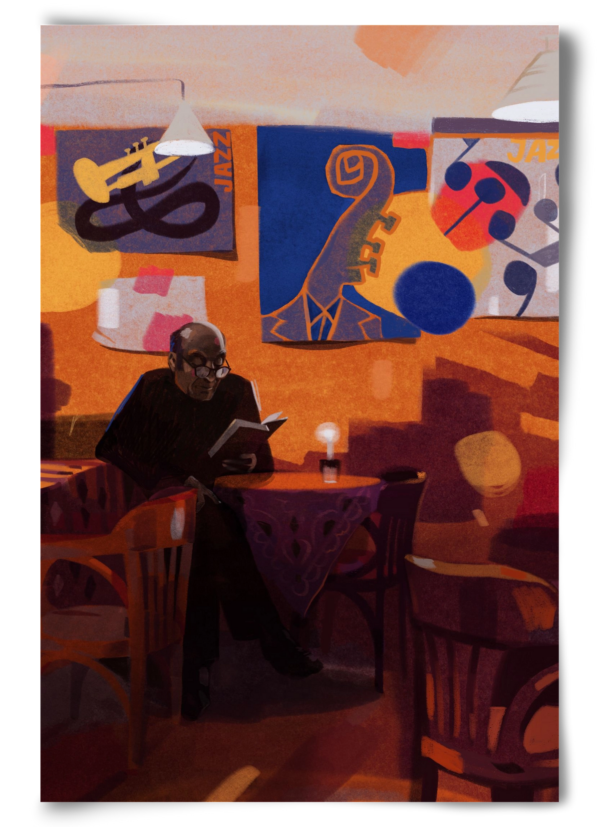 Jedermann, 60x90 cm, Keret nélkül