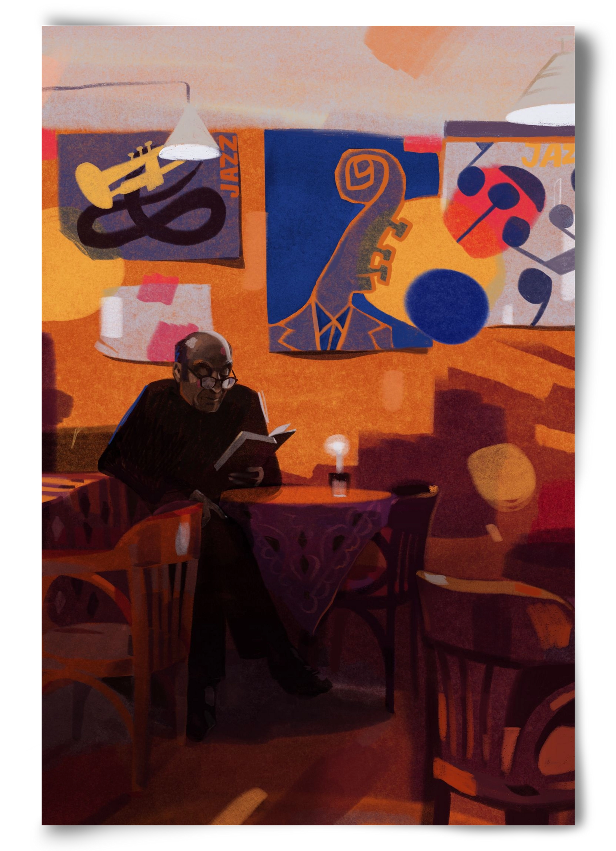 Jedermann, 60x90 cm, Keret nélkül