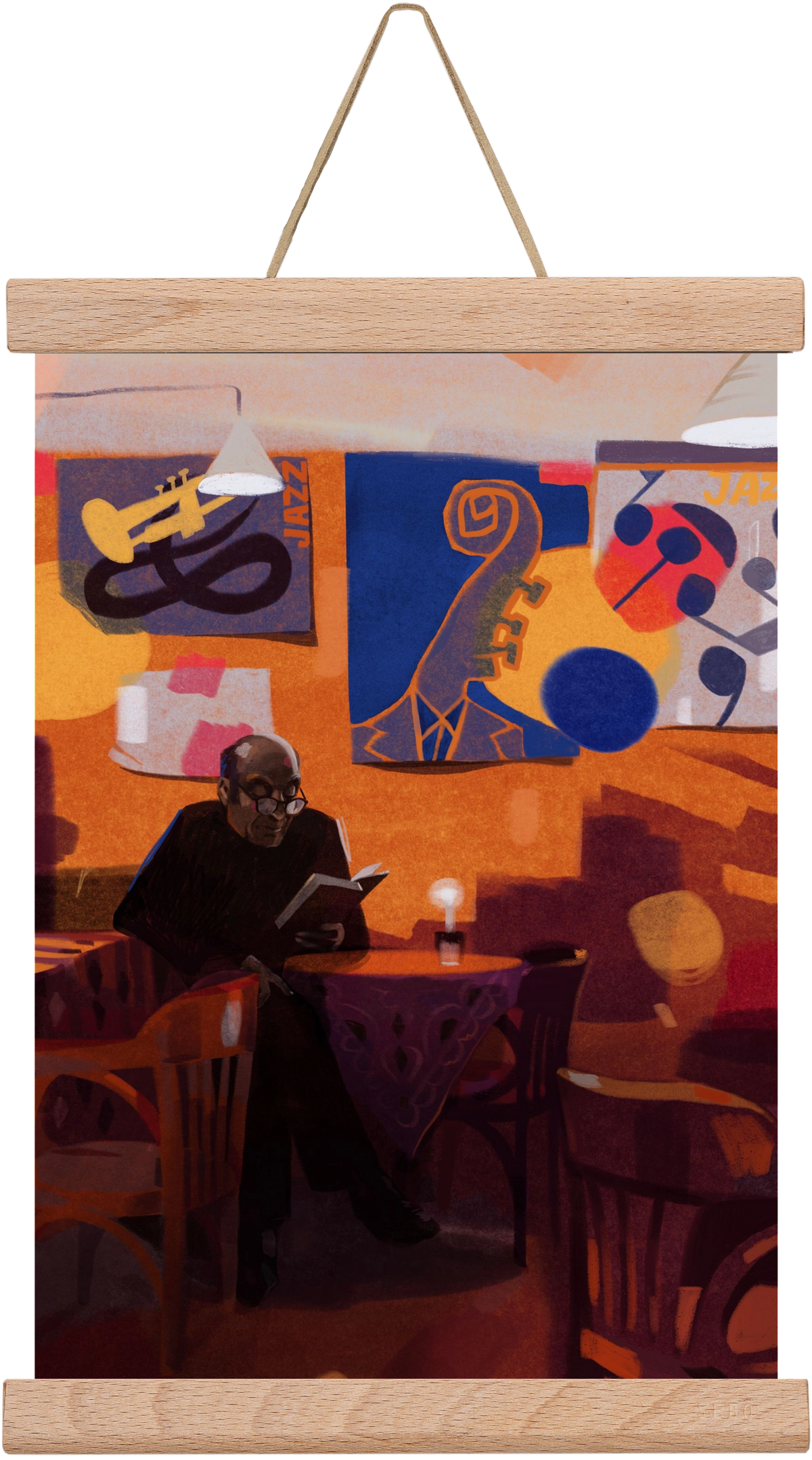 Jedermann, 20x30 cm (20x30 cm), Tölgy akasztó