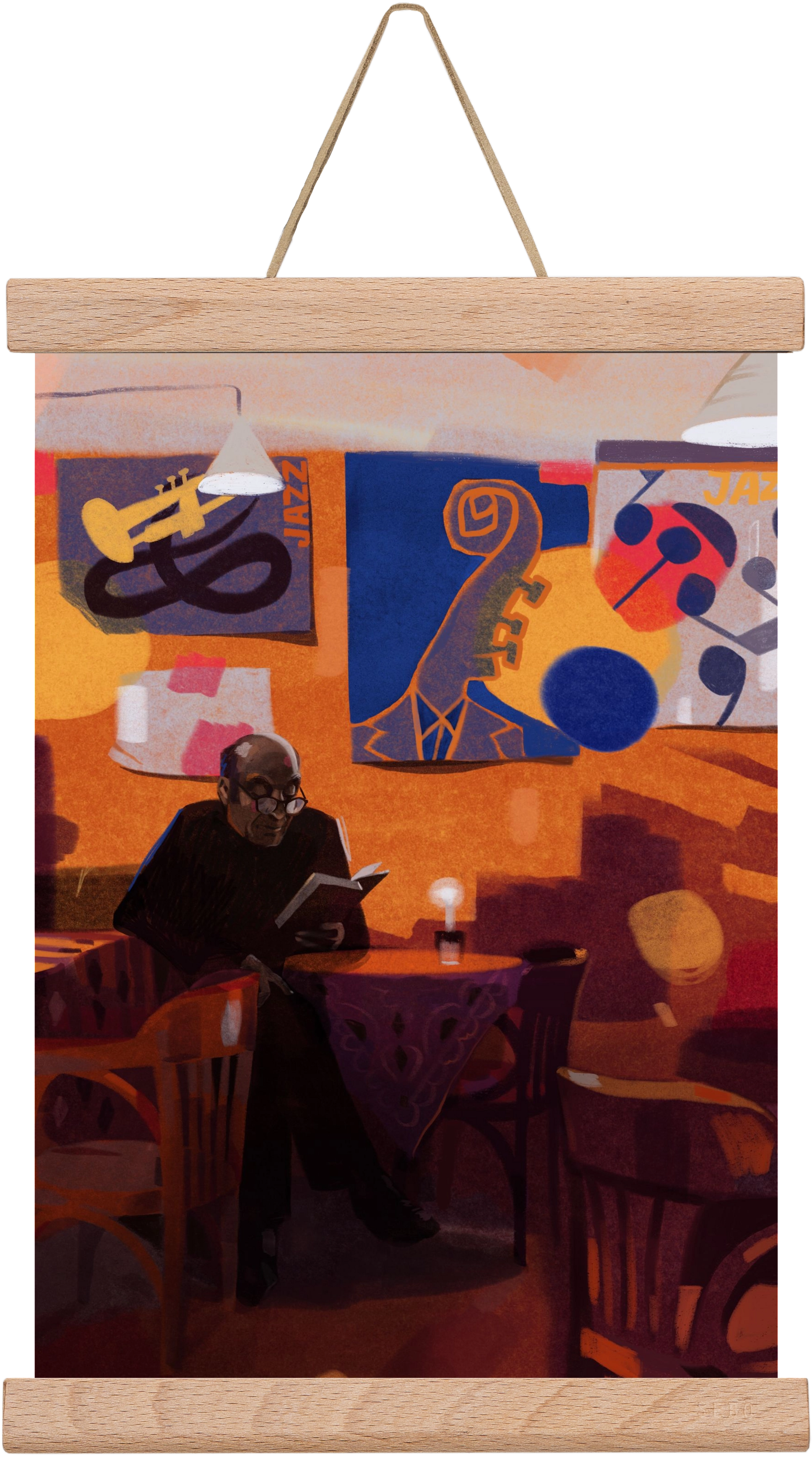 Jedermann, 20x30 cm (20x30 cm), Tölgy akasztó