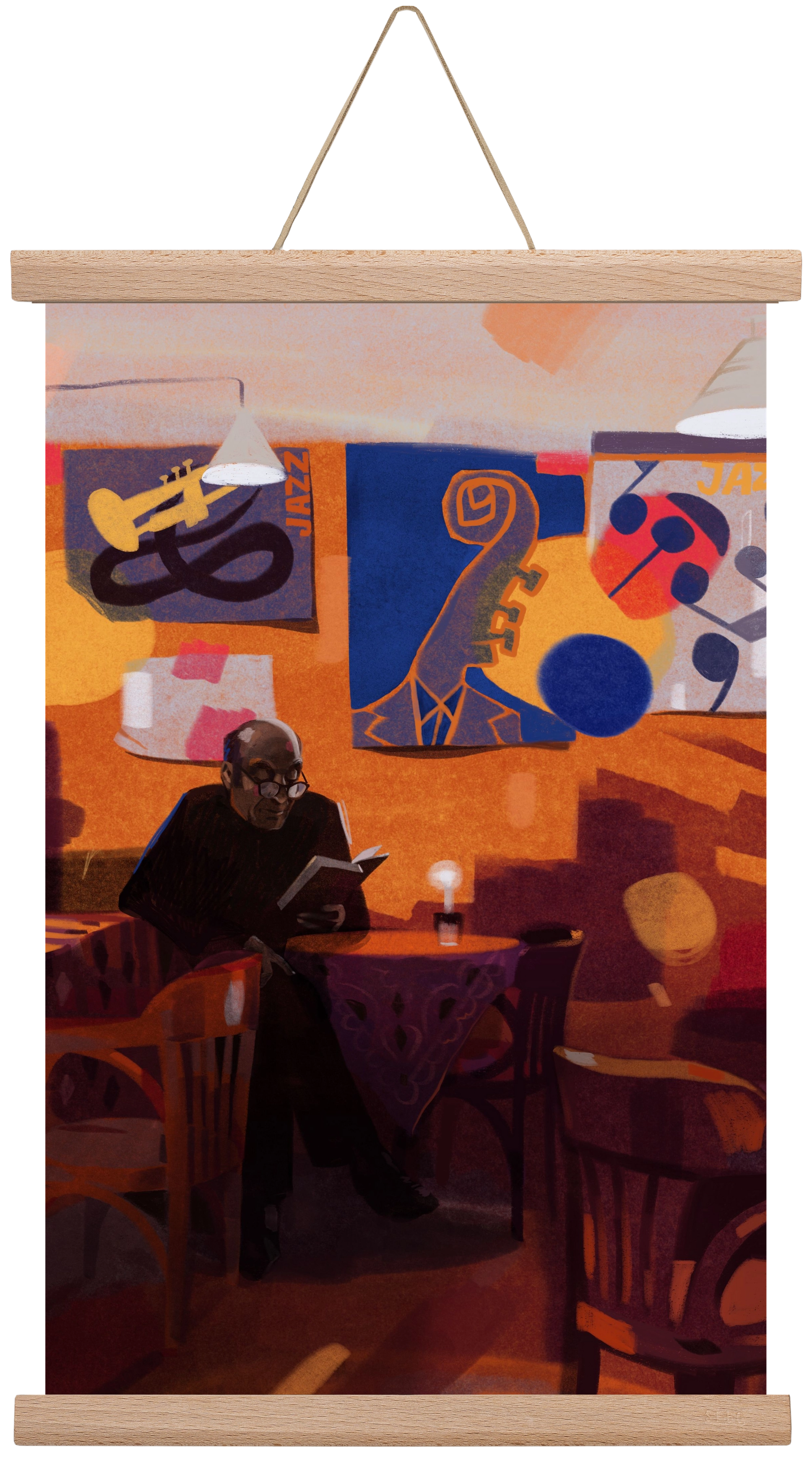 Jedermann, 30x45 cm (30x45 cm), Tölgy akasztó