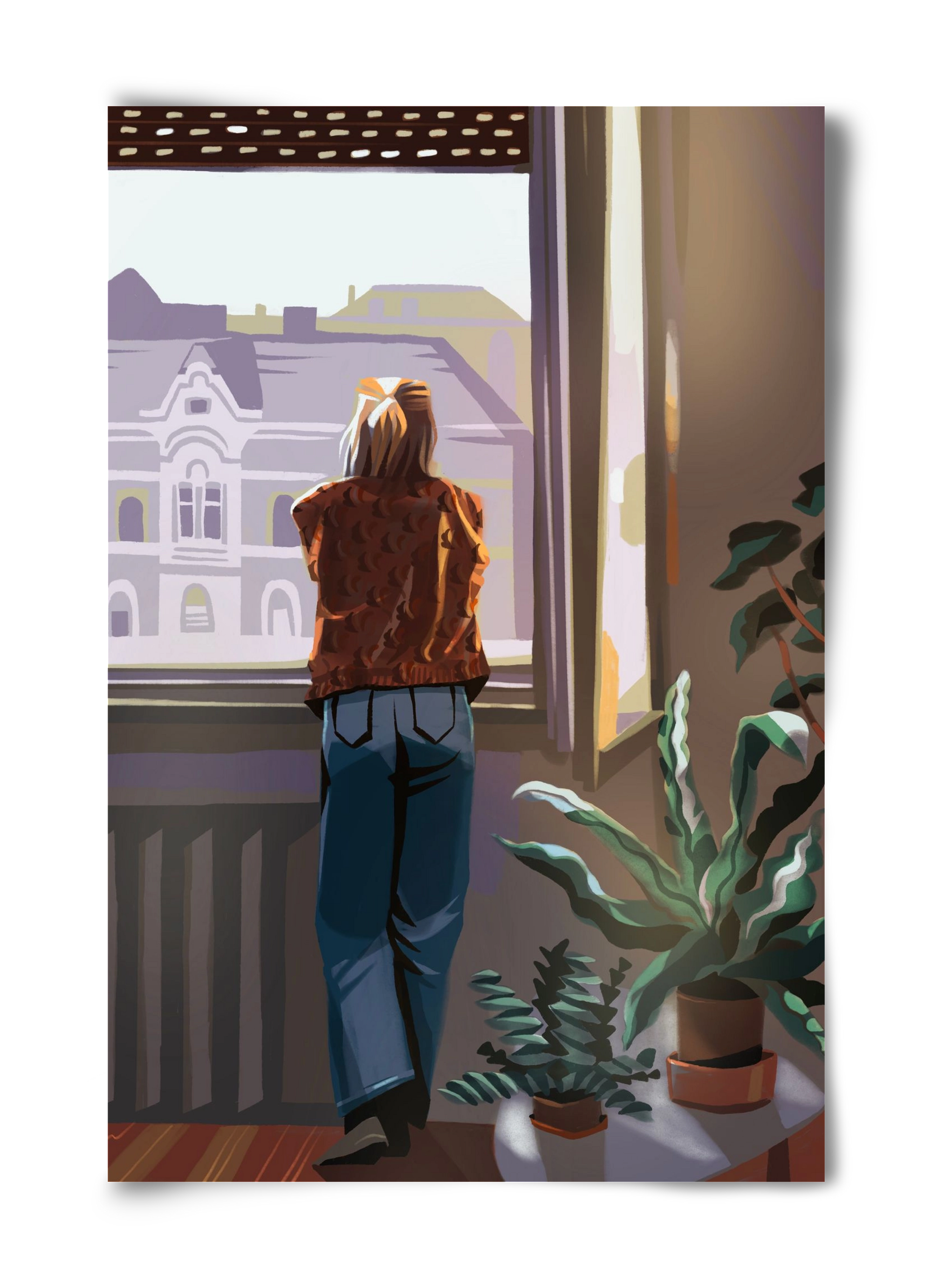 Ablak, 40x60 cm, Keret nélkül