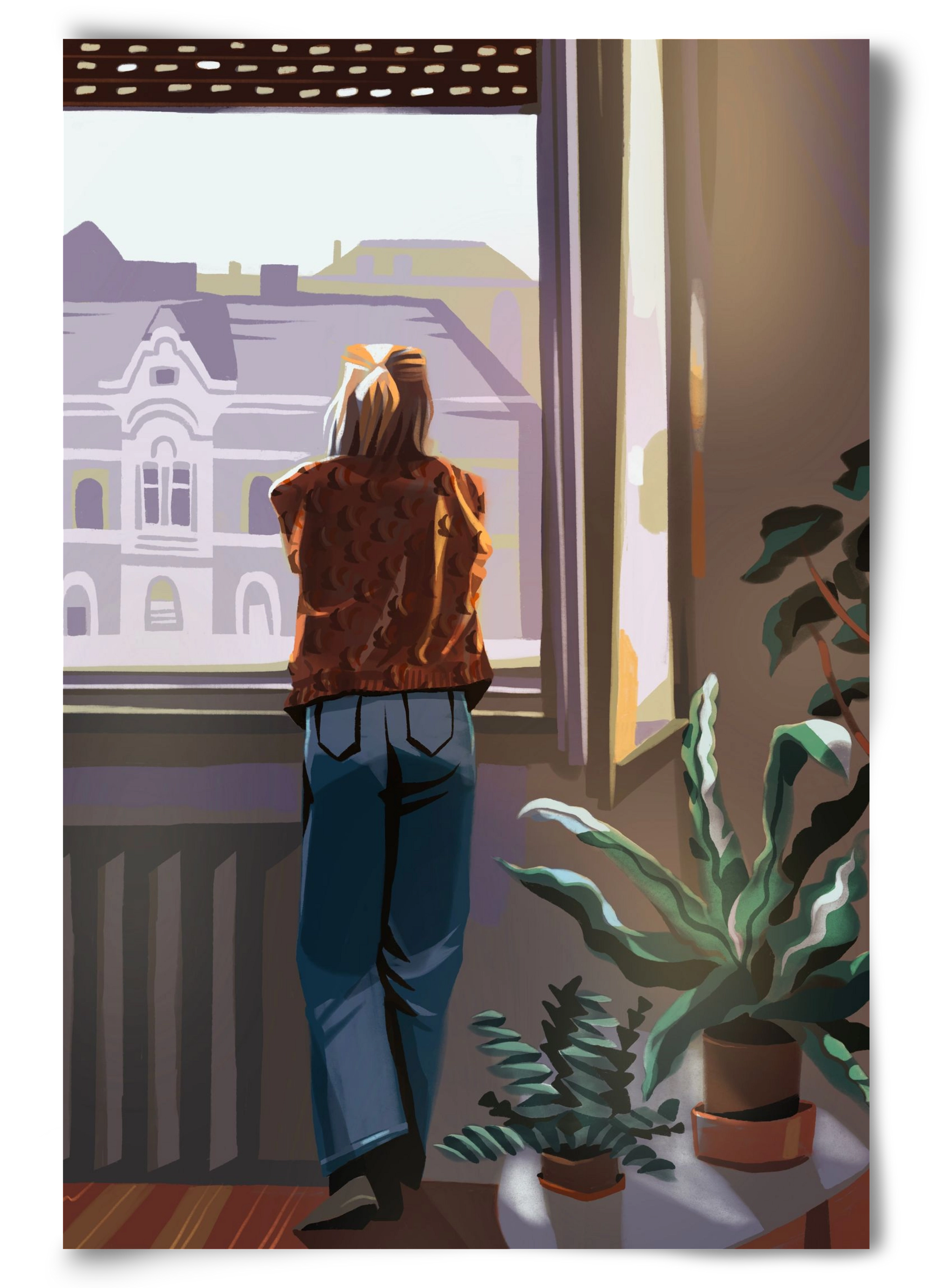 Ablak, 60x90 cm, Keret nélkül