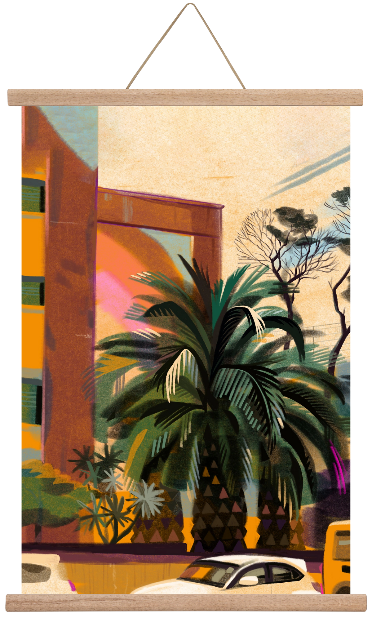 Tenerife, 40x60 cm (40x60 cm), Tölgy akasztó