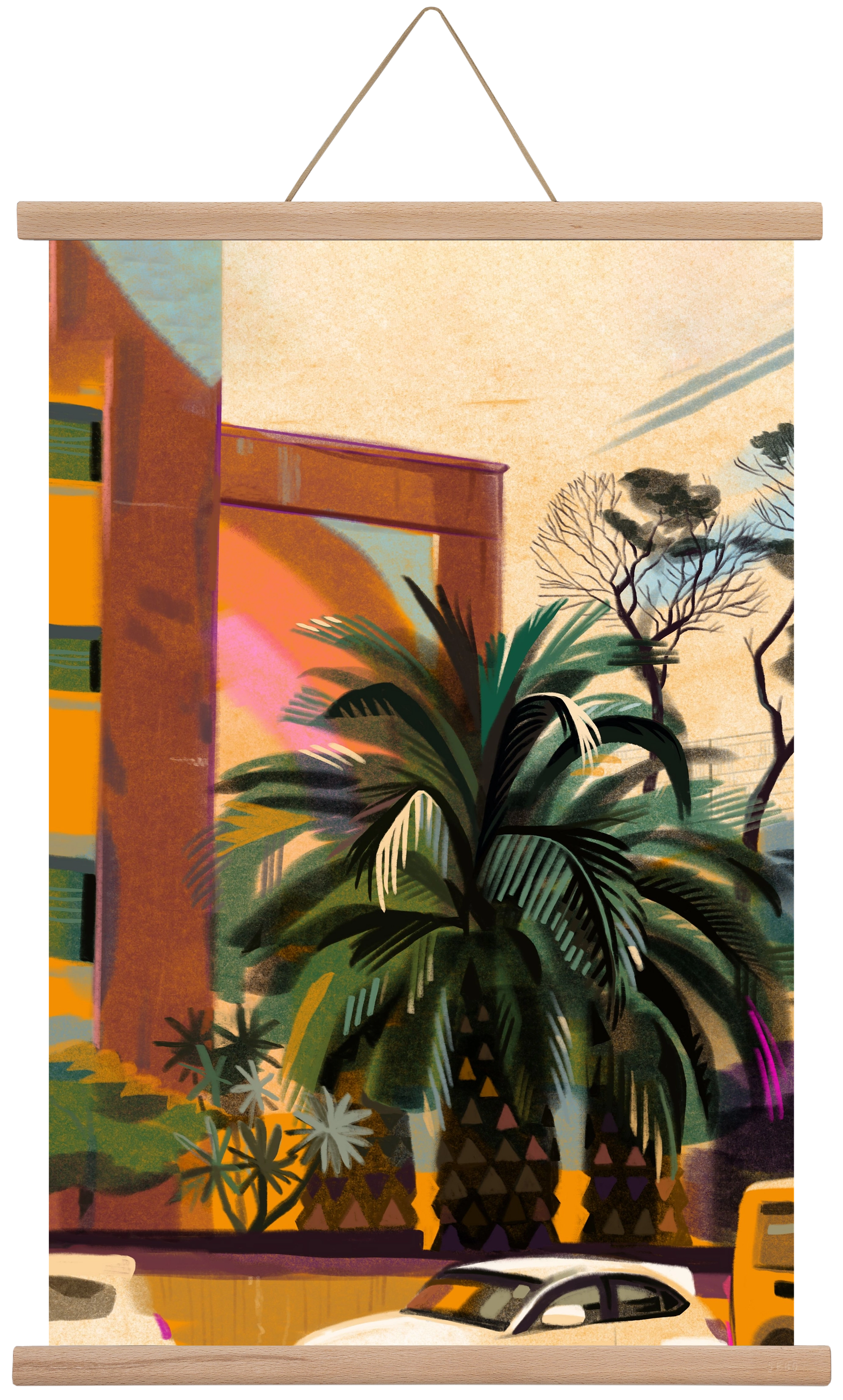 Tenerife, 40x60 cm (40x60 cm), Tölgy akasztó