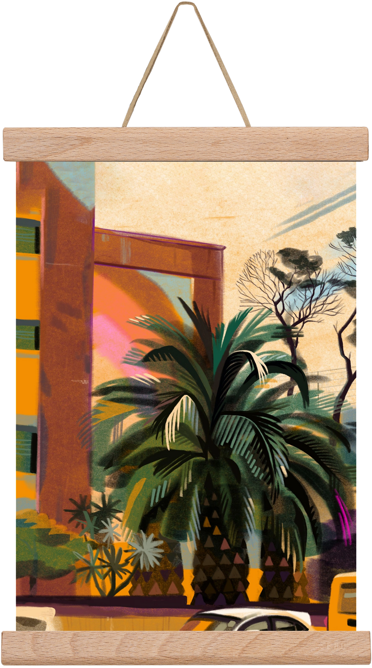 Tenerife, 20x30 cm (20x30 cm), Tölgy akasztó