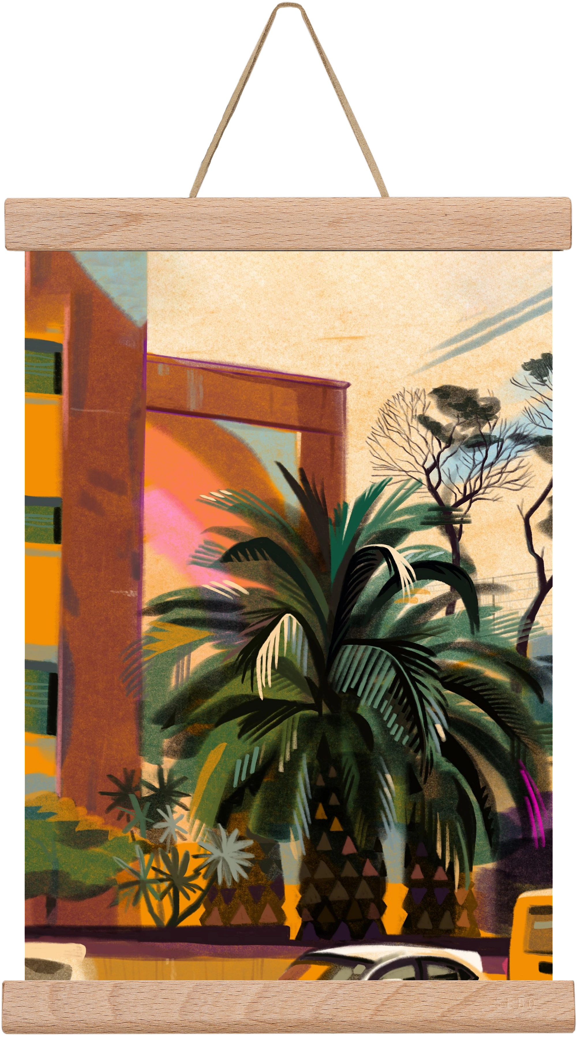 Tenerife, 20x30 cm (20x30 cm), Tölgy akasztó