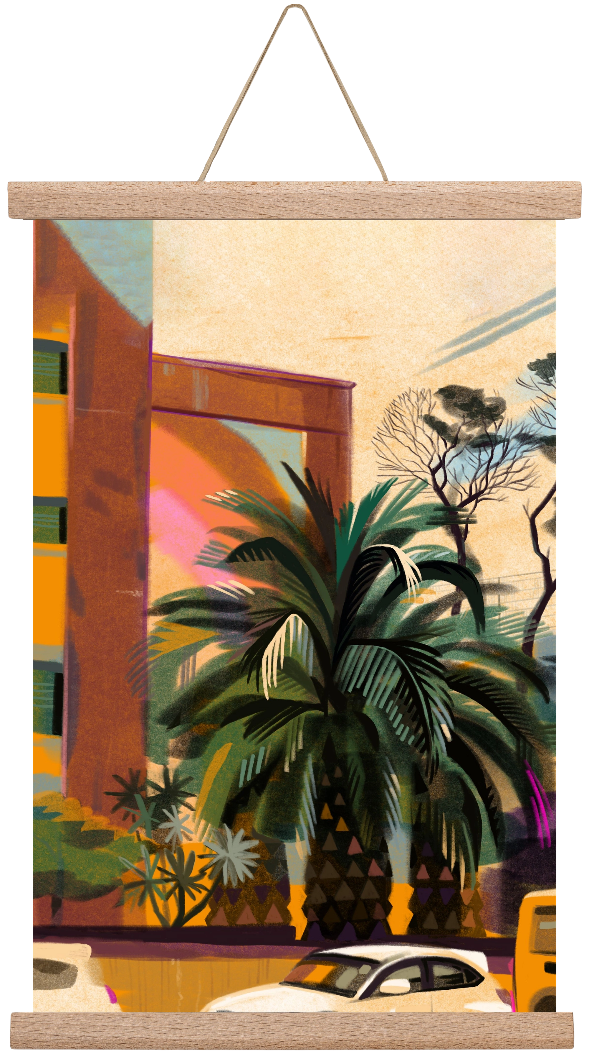 Tenerife, 30x45 cm (30x45 cm), Tölgy akasztó