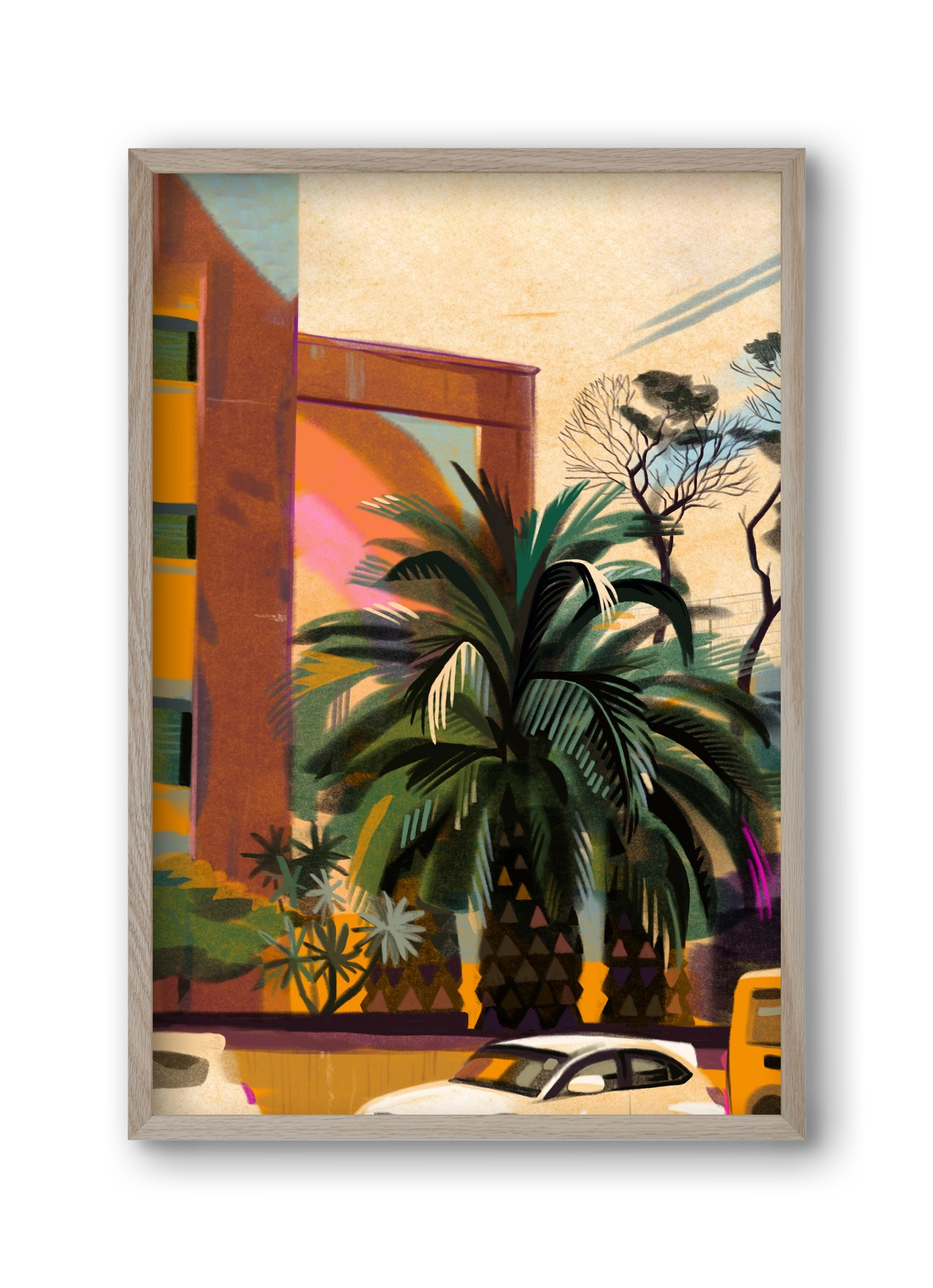 Tenerife, 30x45 cm (30x45 cm), Tölgy keret