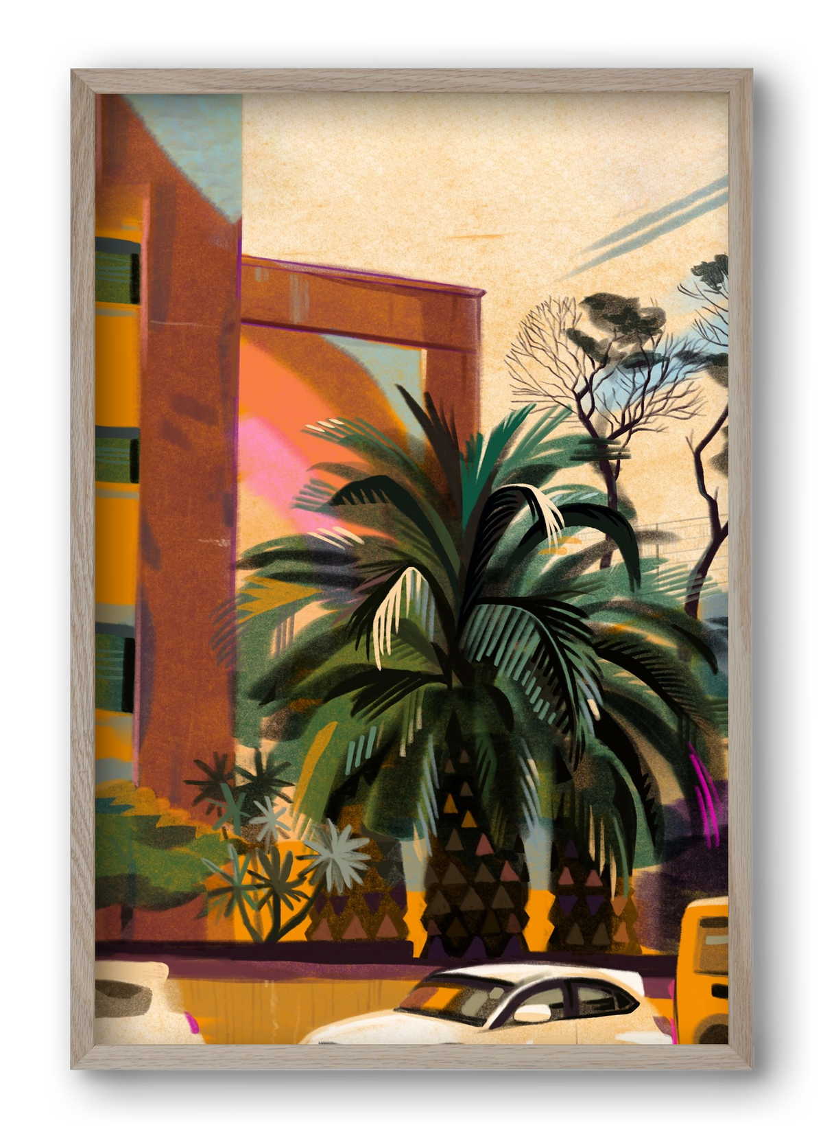 Tenerife, 40x60 cm (40x60 cm), Tölgy keret