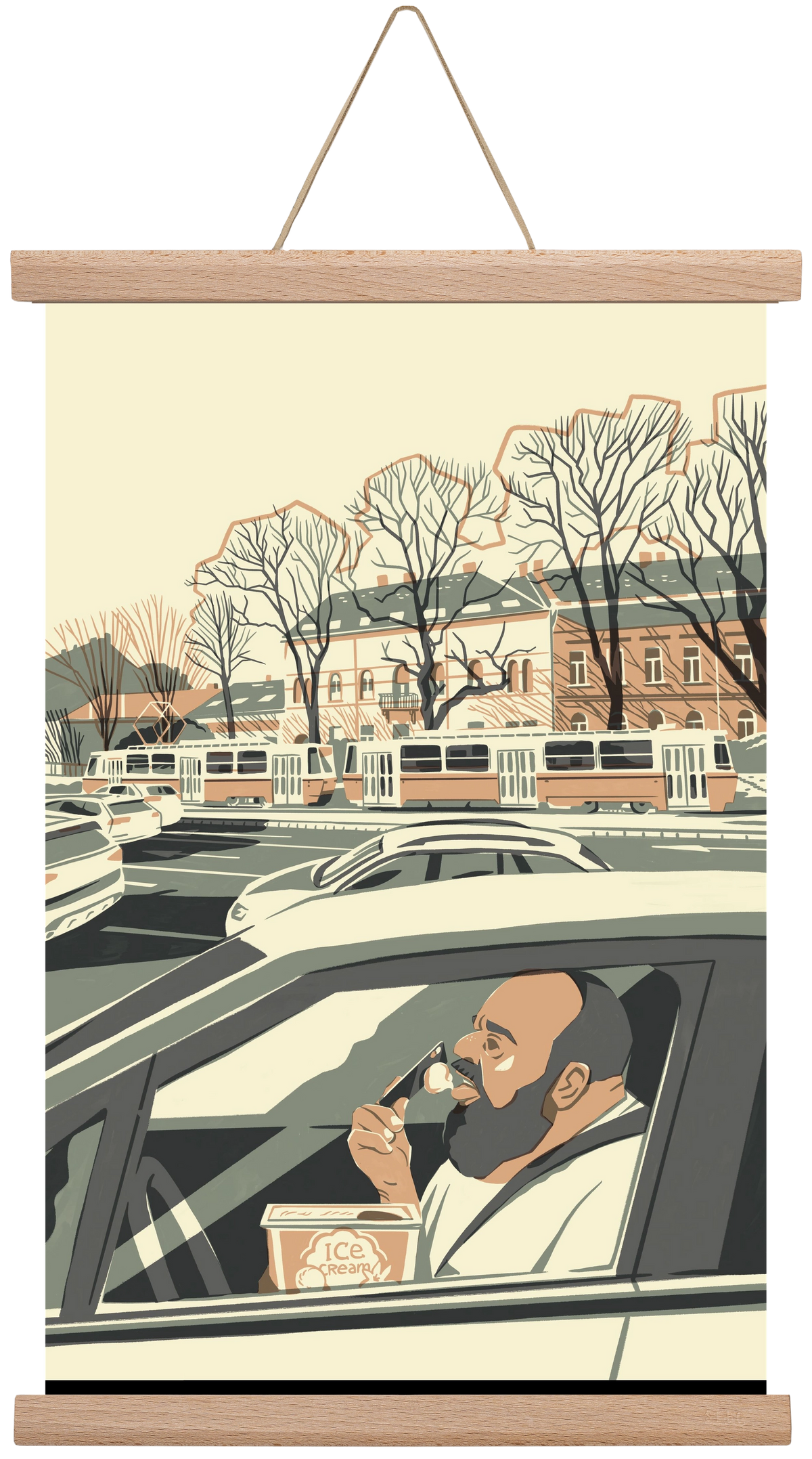 Mastercard, 30x45 cm (30x45 cm), Tölgy akasztó