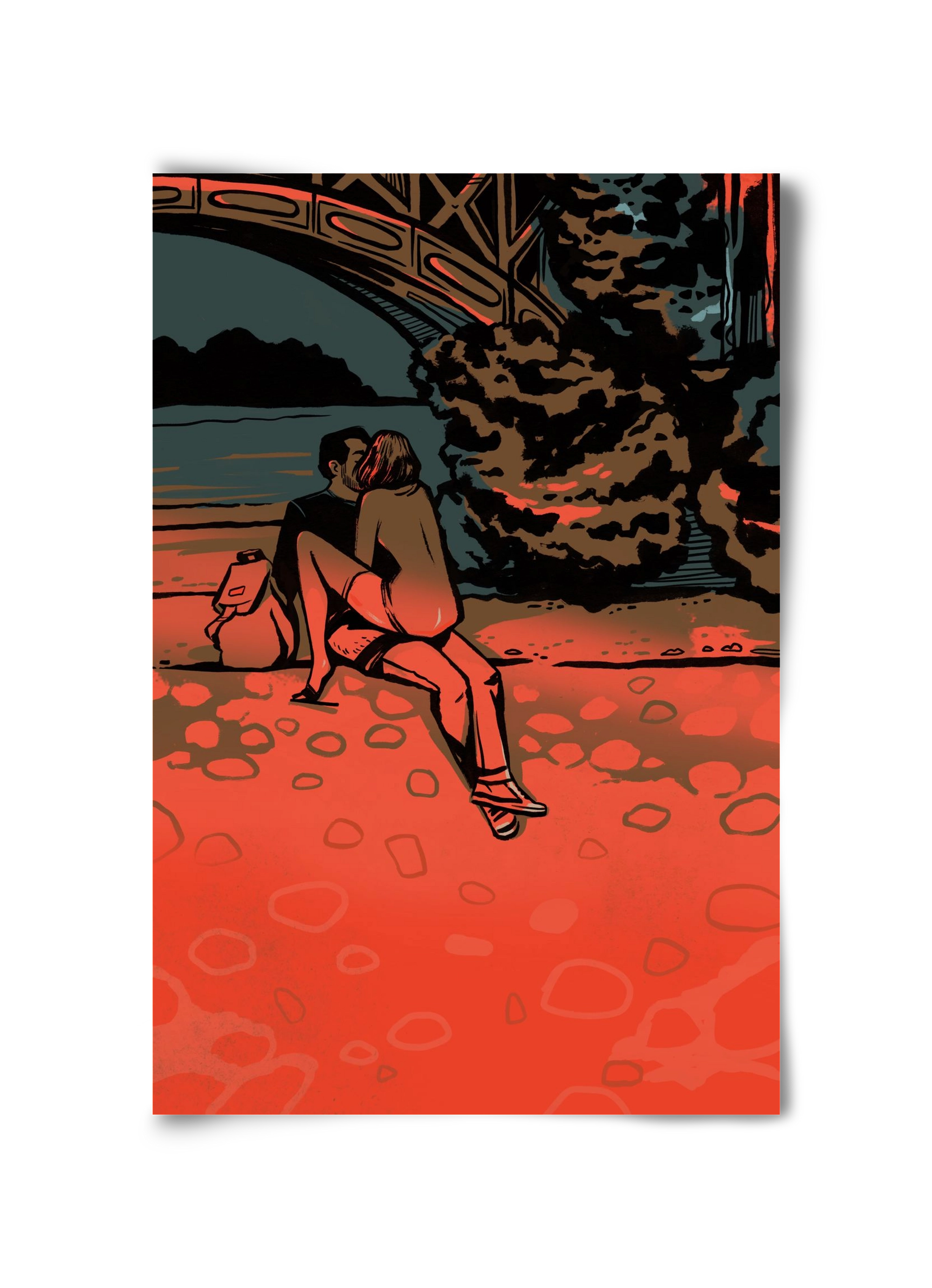 Margitsziget (B sorozat), 30x45 cm, Keret nélkül