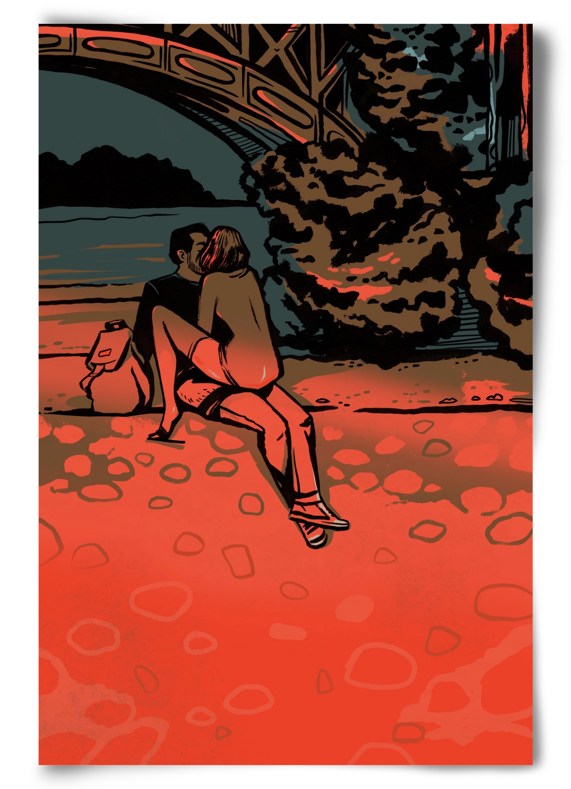 Margitsziget (B sorozat), 60x90 cm, Keret nélkül