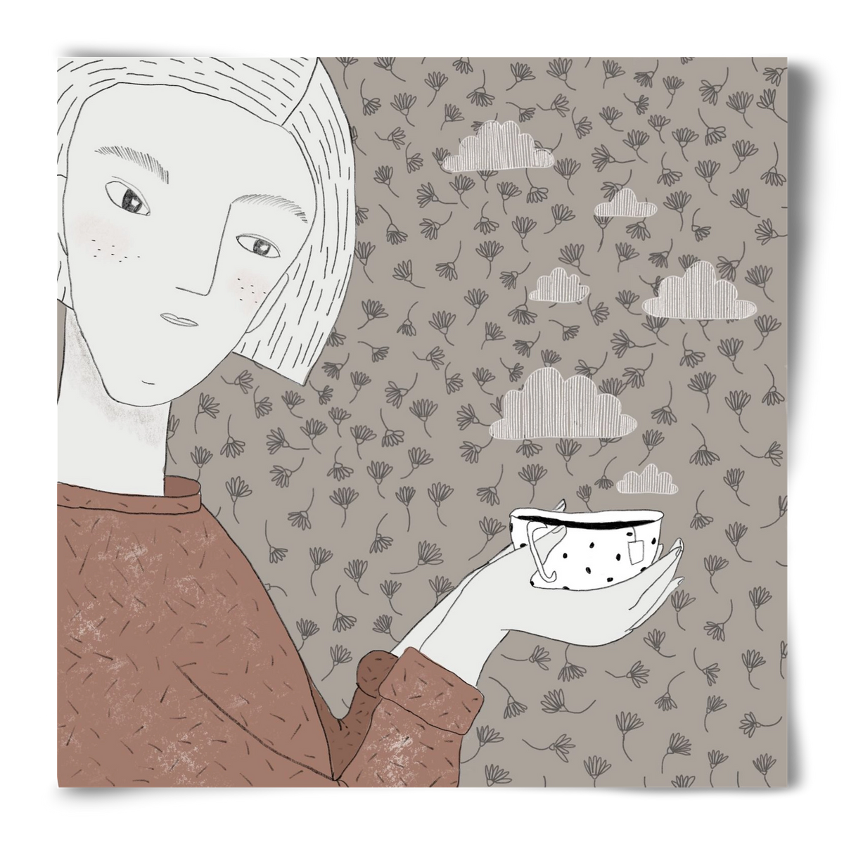 Hangulat, 50x50 cm, Keret nélkül