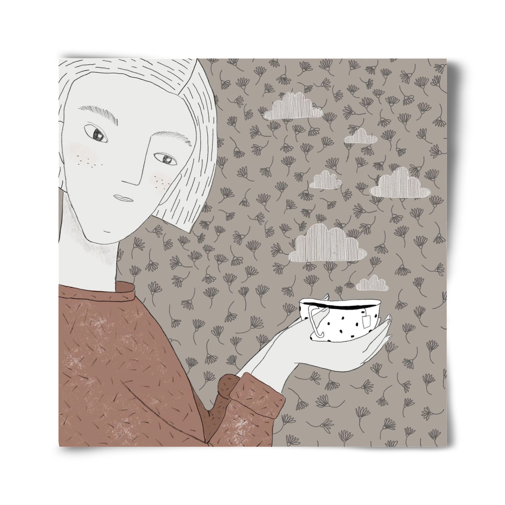 Hangulat, 40x40 cm, Keret nélkül