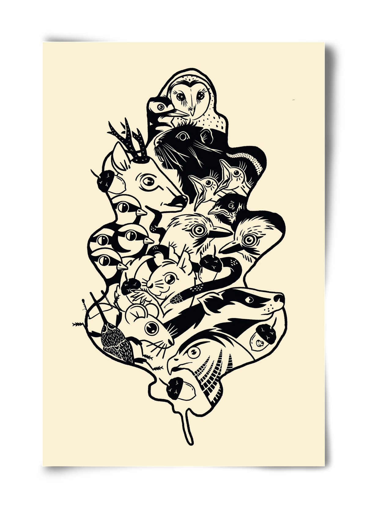 Tölgy, 40x60 cm, Keret nélkül