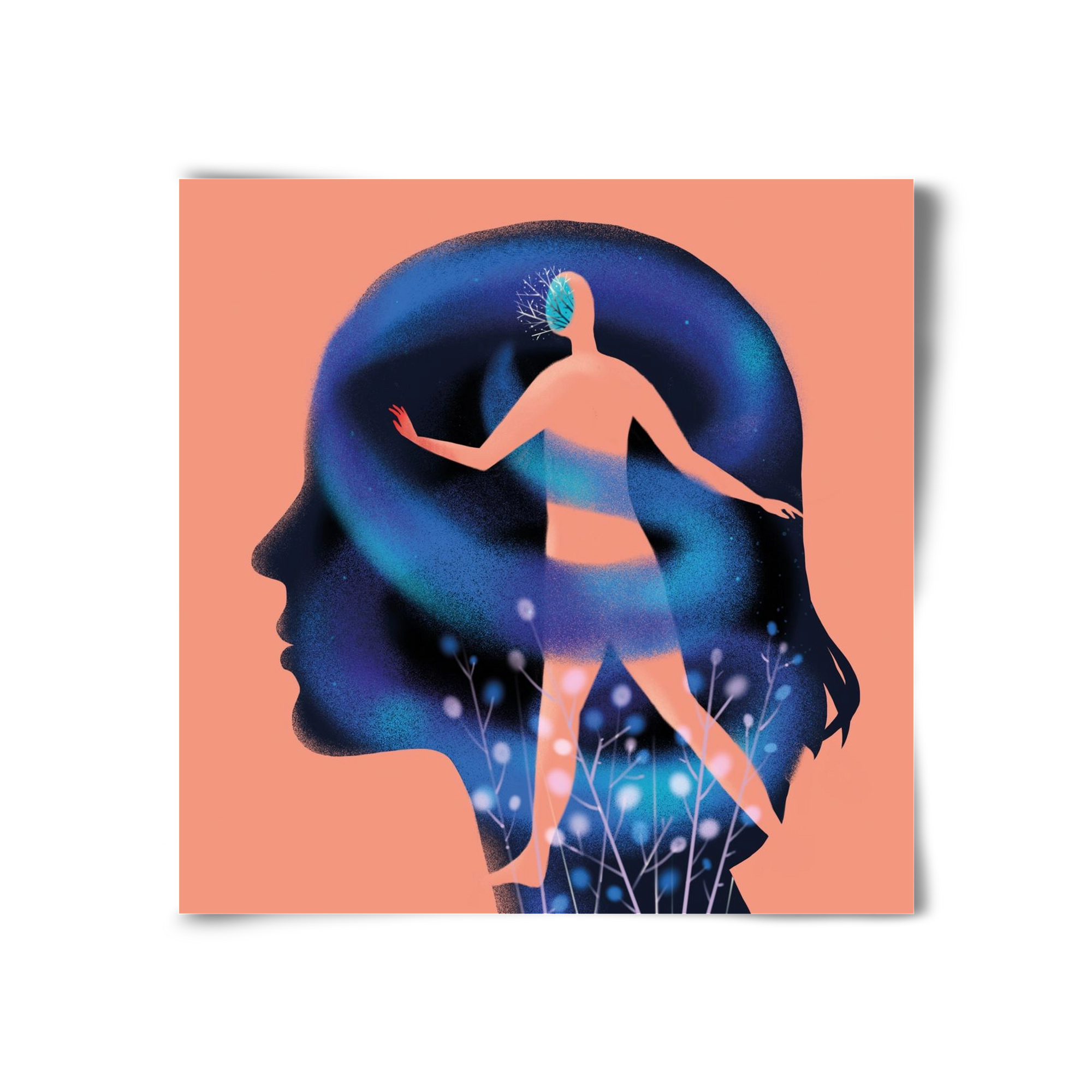 Tudatalatti, 30x30 cm, Keret nélkül