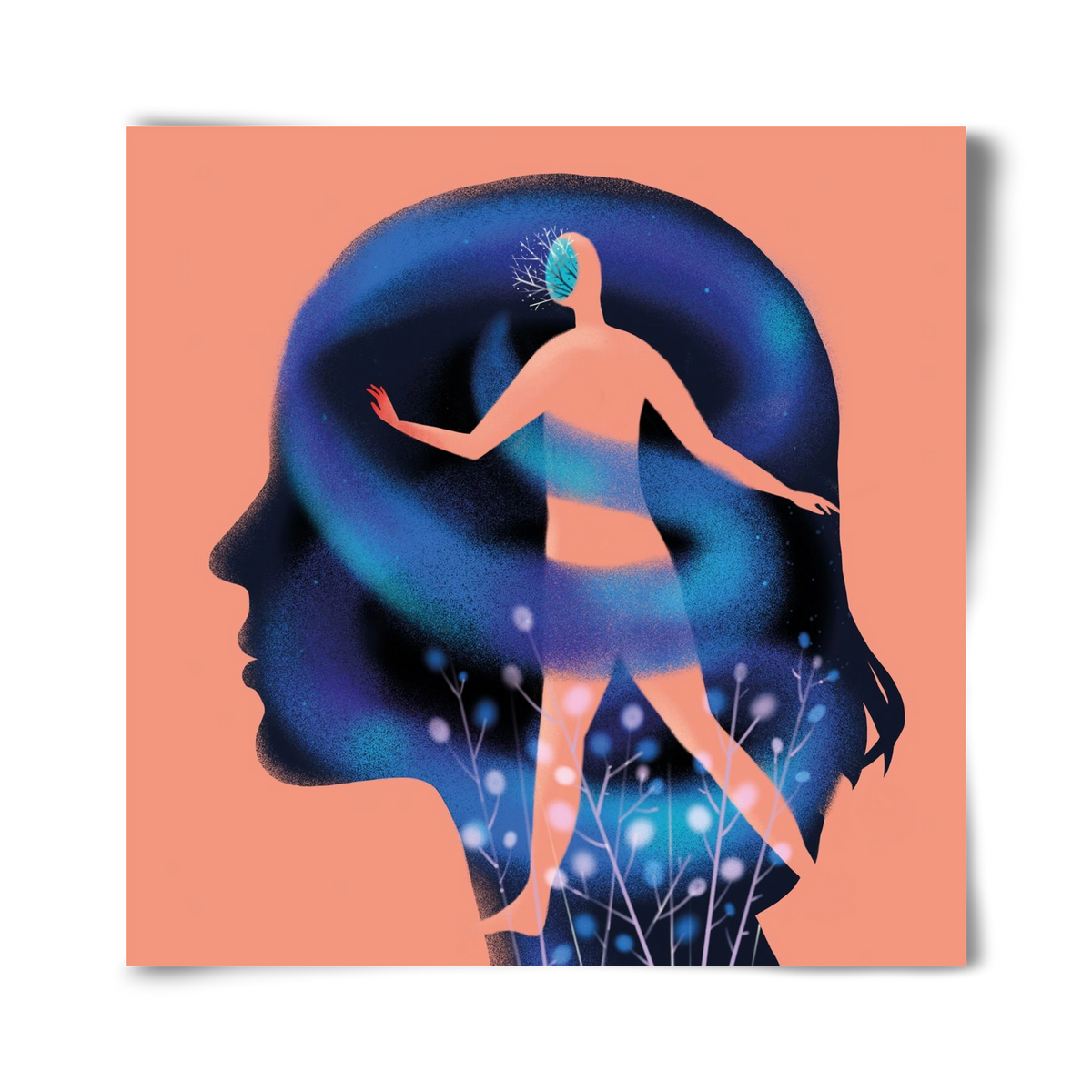 Tudatalatti, 40x40 cm, Keret nélkül