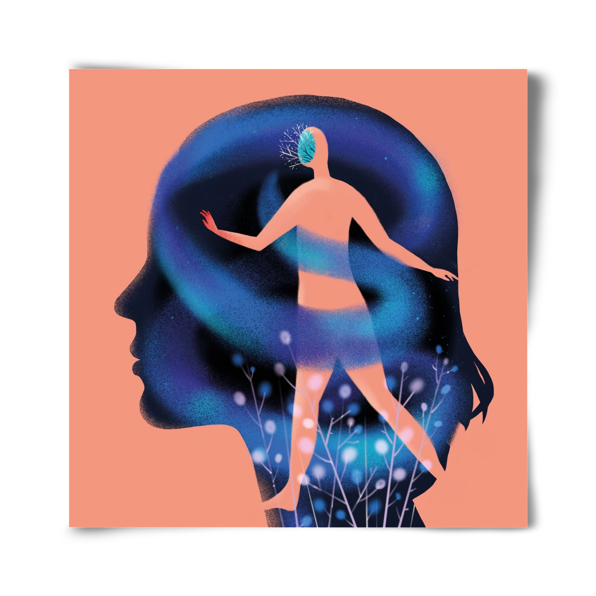 Tudatalatti, 40x40 cm, Keret nélkül