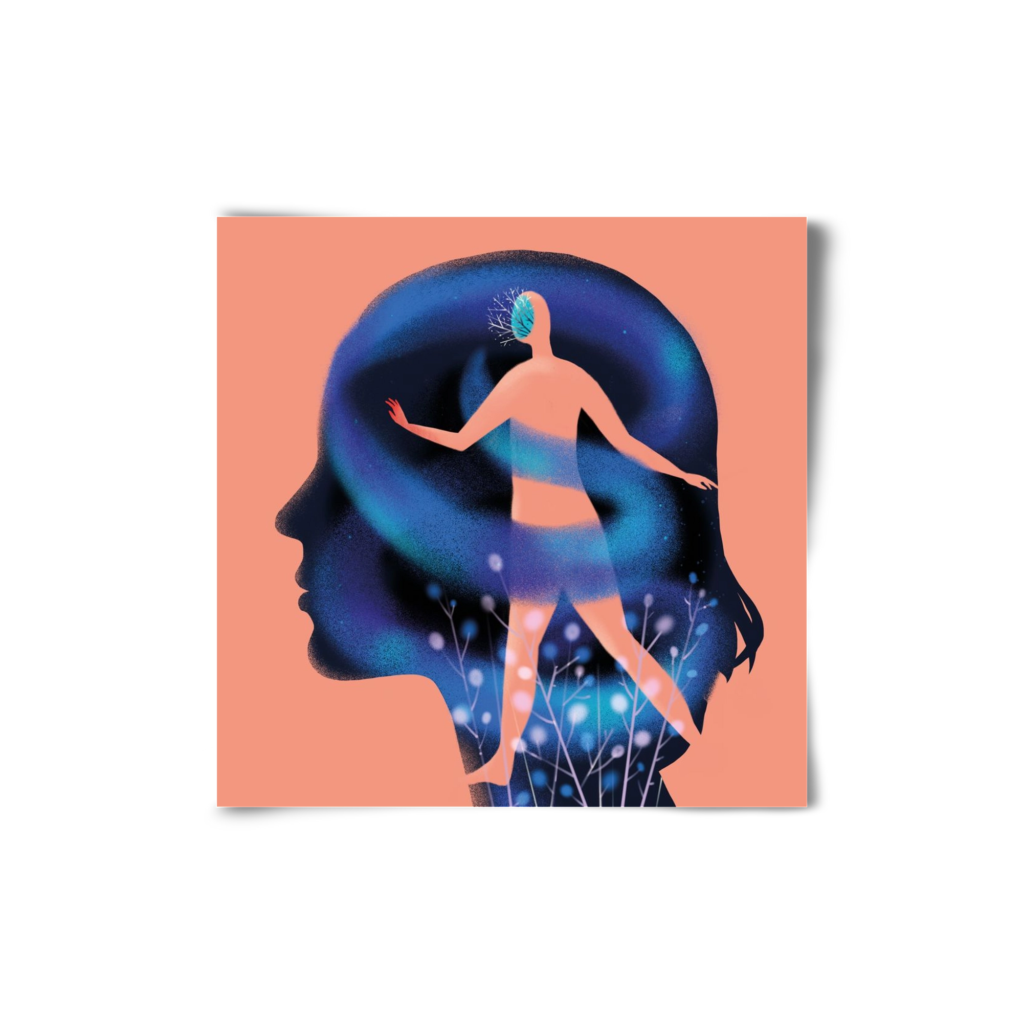 Tudatalatti, 20x20 cm, Keret nélkül