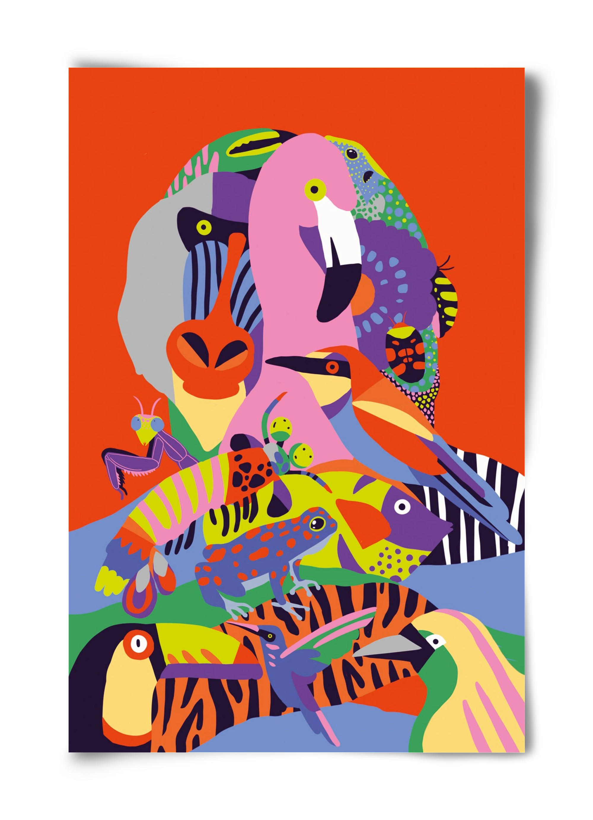 Tropical, 40x60 cm, Keret nélkül