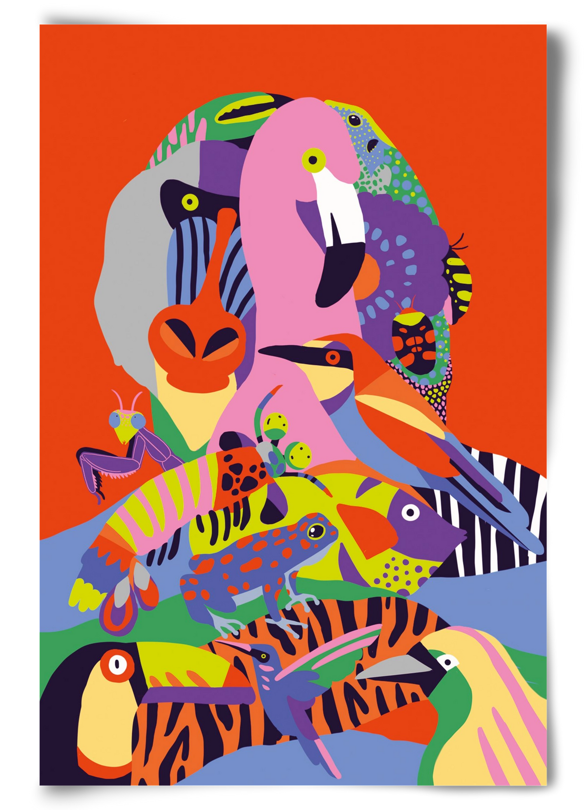 Tropical, 60x90 cm, Keret nélkül