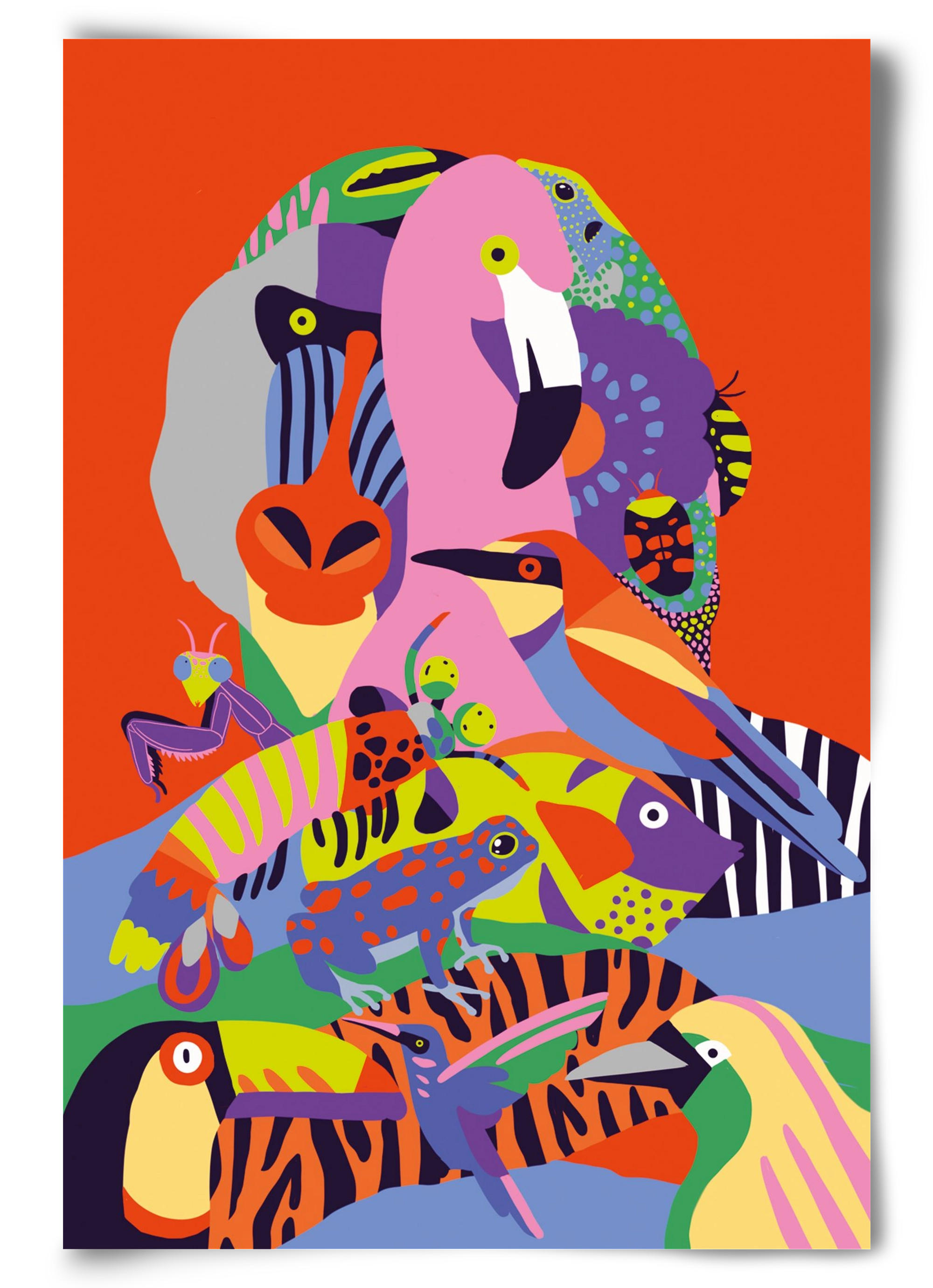 Tropical, 60x90 cm, Keret nélkül