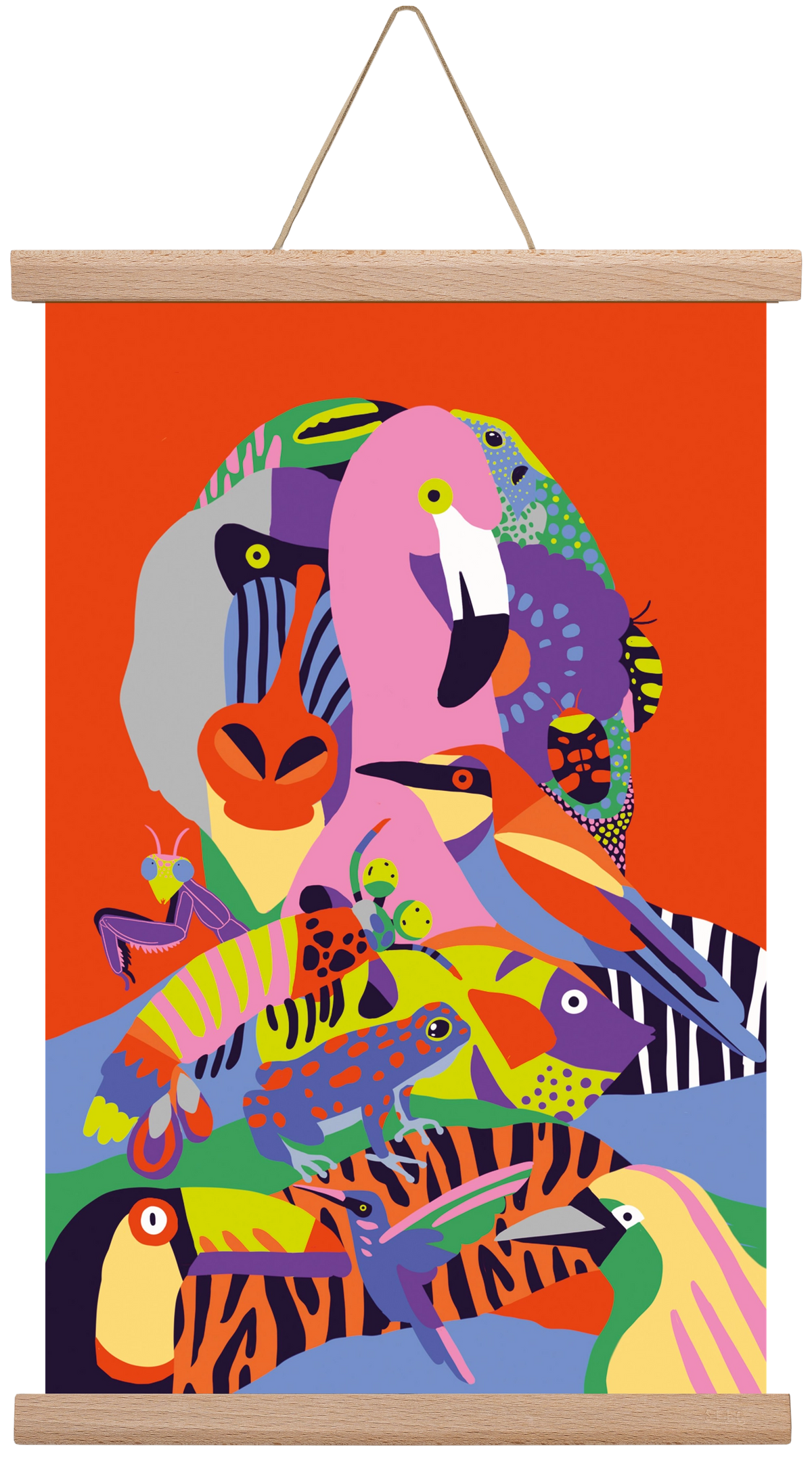 Tropical, 30x45 cm (30x45 cm), Tölgy akasztó