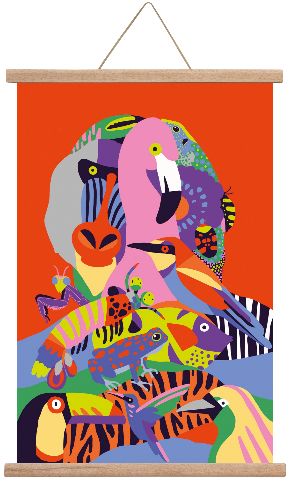 Tropical, 40x60 cm (40x60 cm), Tölgy akasztó