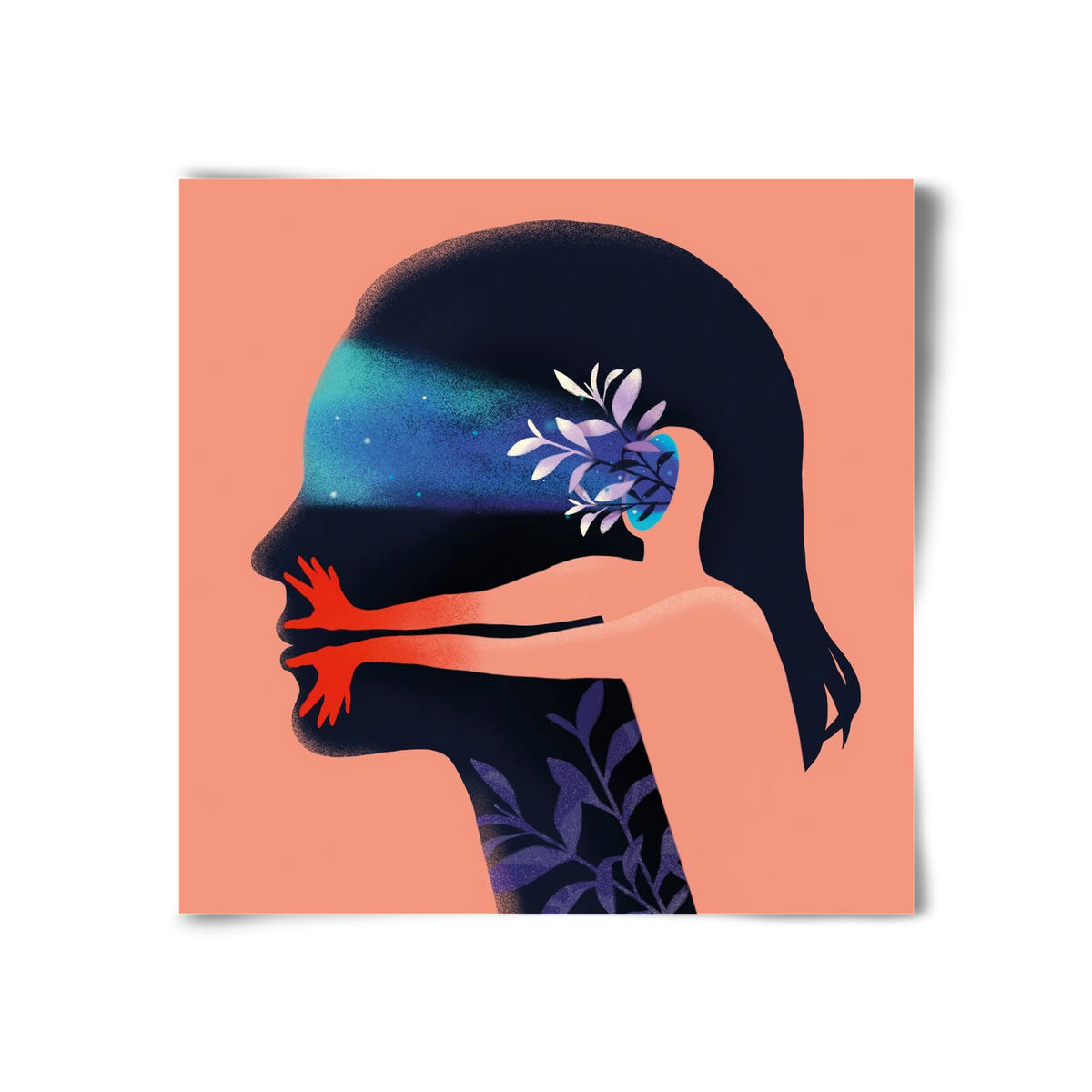 Tudatalatti 02., 30x30 cm, Keret nélkül