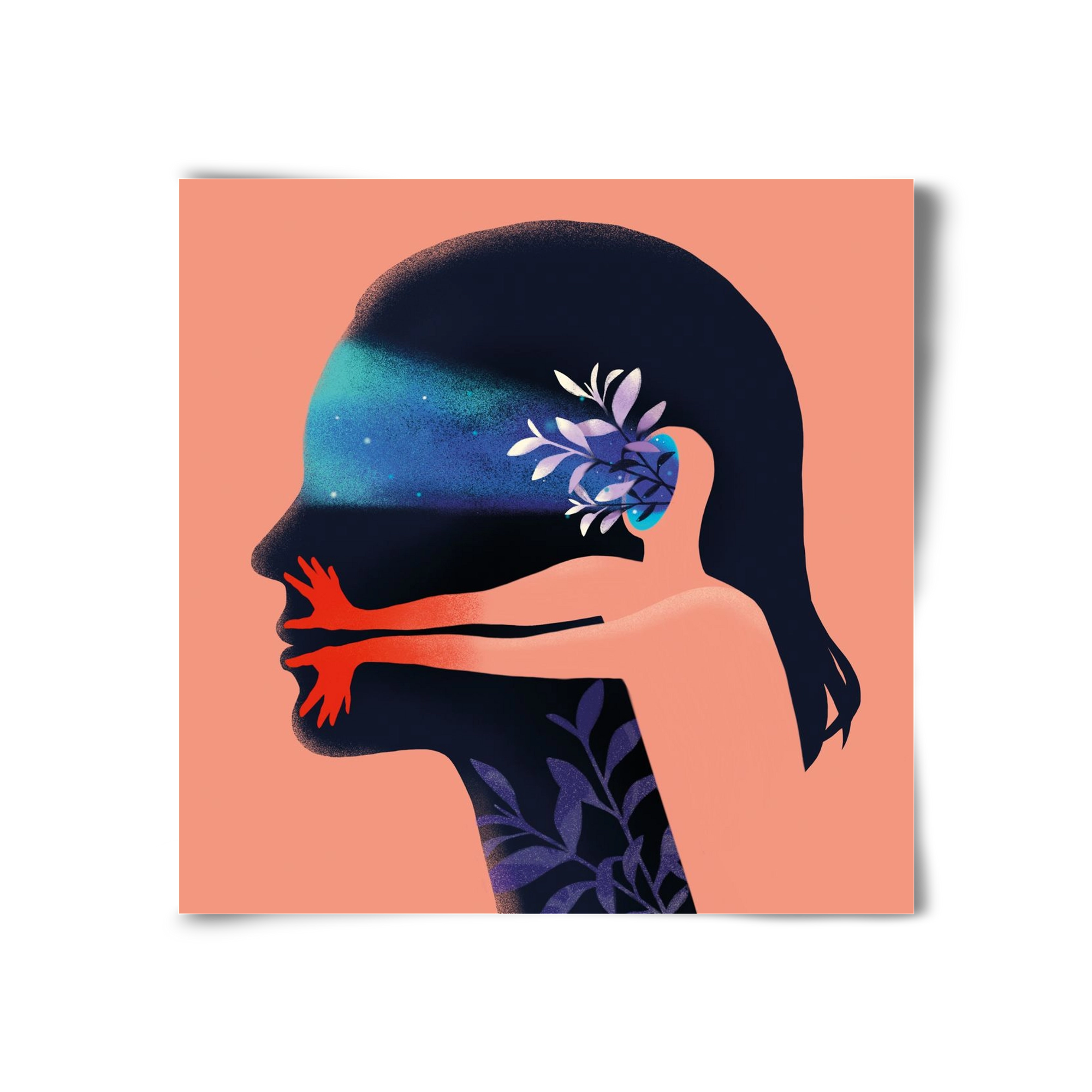 Tudatalatti 02., 30x30 cm, Keret nélkül