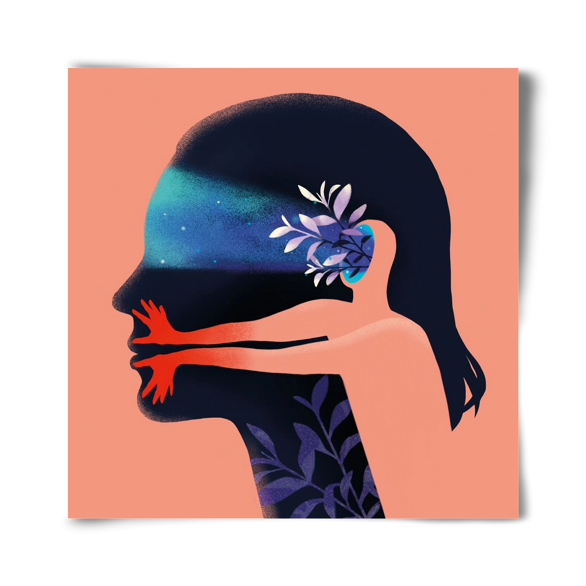 Tudatalatti 02., 40x40 cm, Keret nélkül