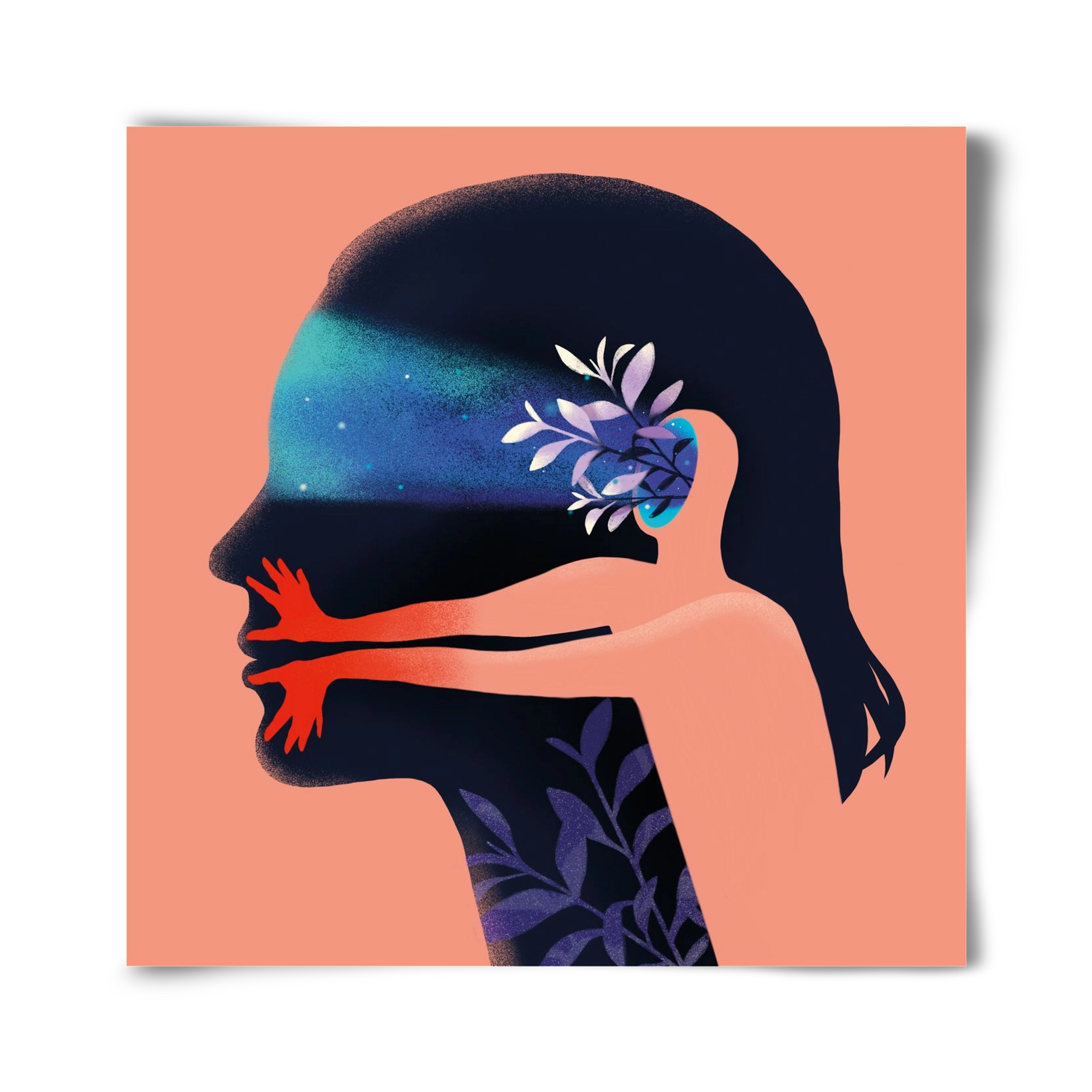 Tudatalatti 02., 40x40 cm, Keret nélkül