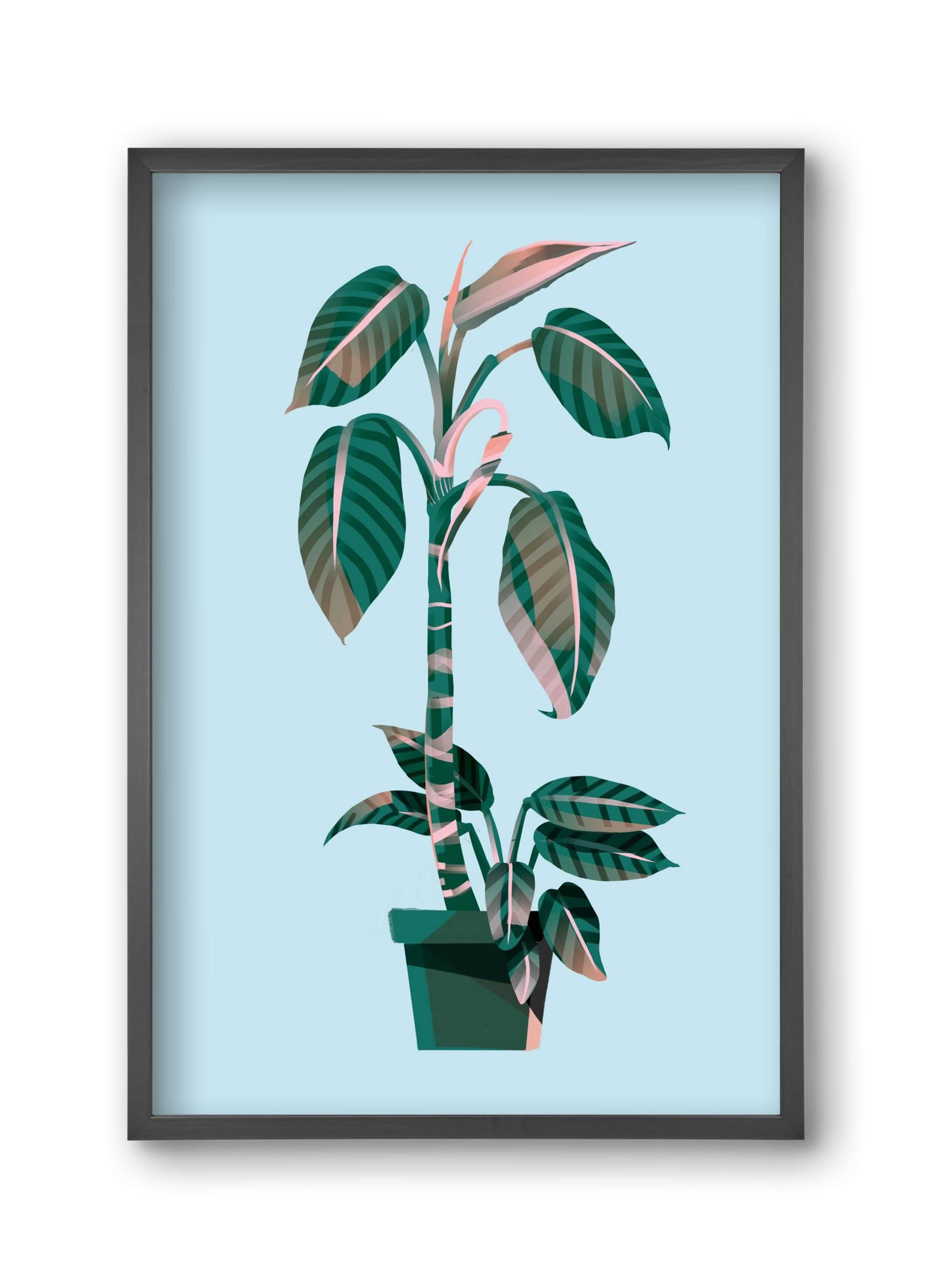 evergreen 01, 30x45 cm (30x45 cm), Fekete keret