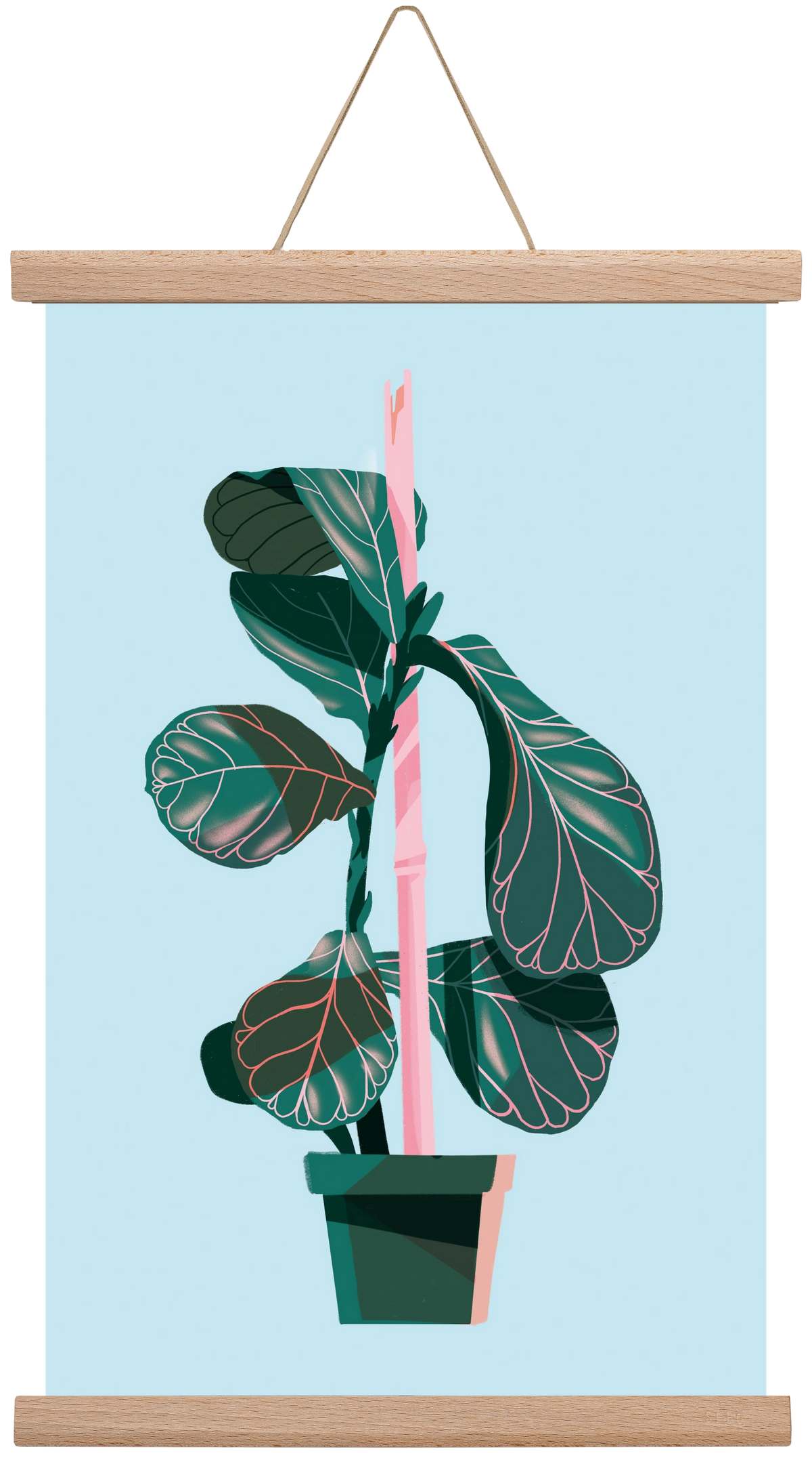 evergreen 02, 30x45 cm (30x45 cm), Tölgy akasztó