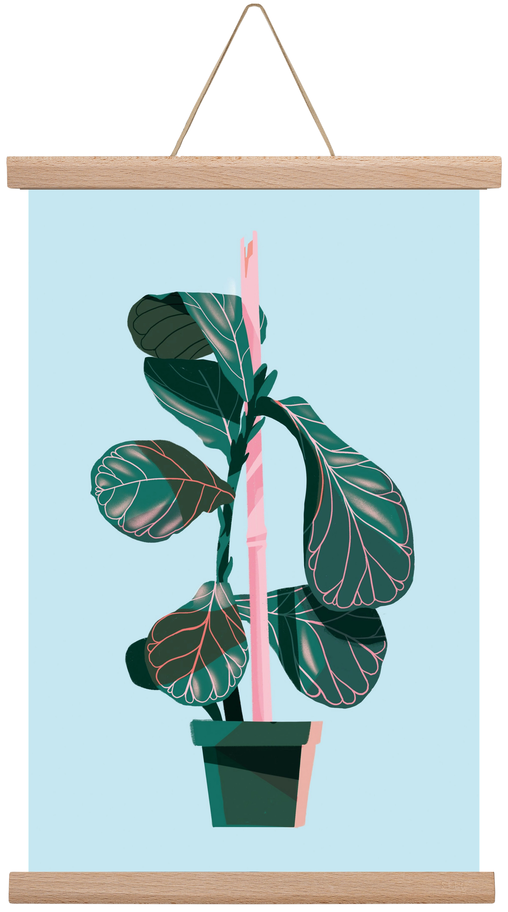 evergreen 02, 30x45 cm (30x45 cm), Tölgy akasztó